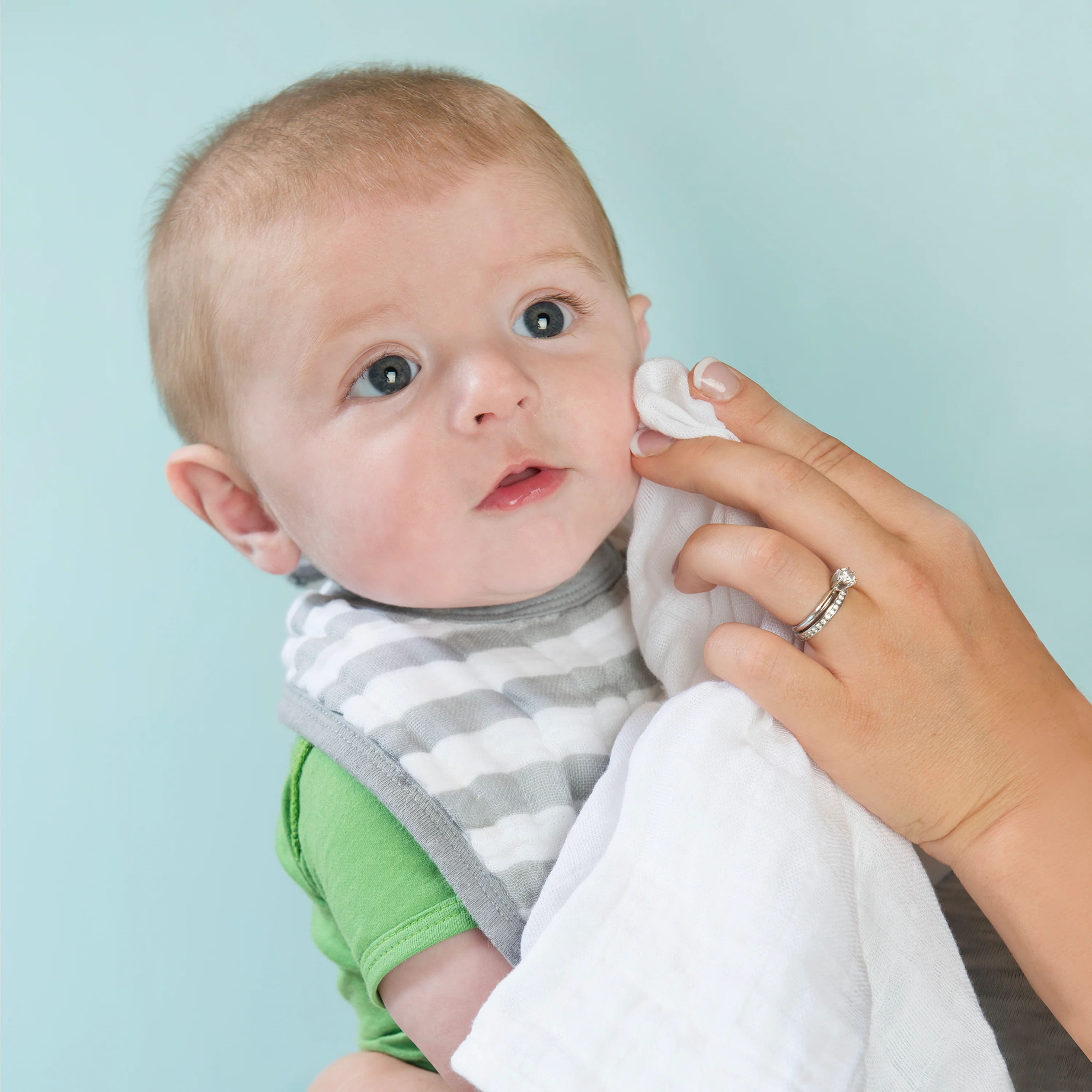 100% Certified Organic Cotton, All Purpose Cloth Wipes - Image 2