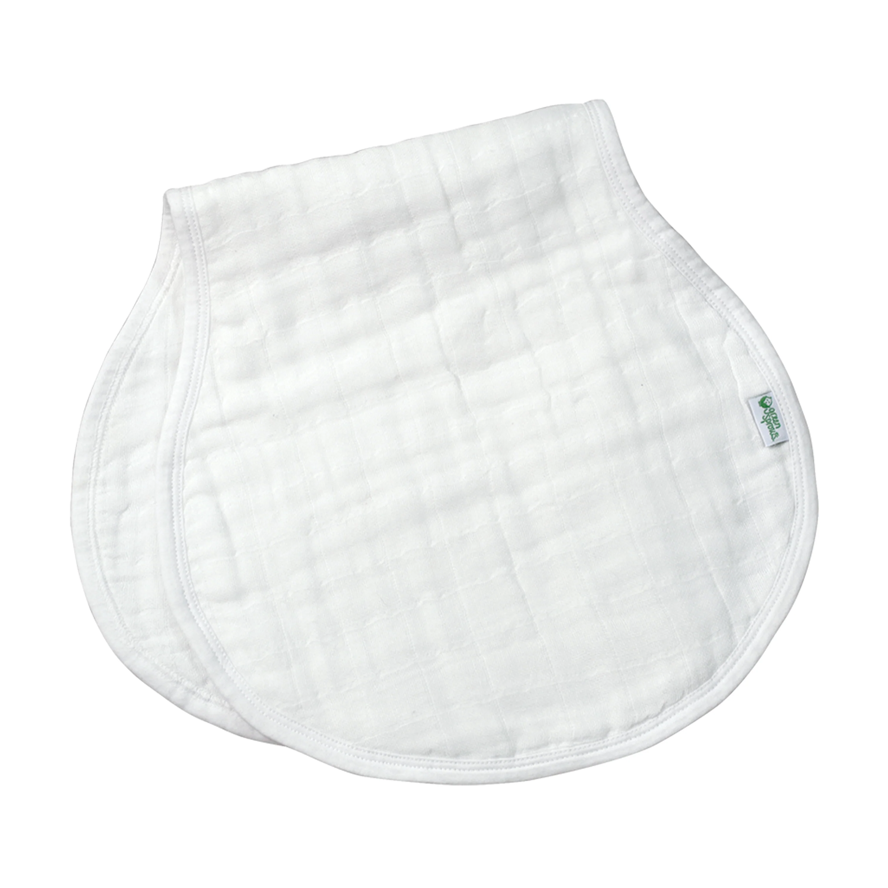 100% Certified Organic Cotton Muslin Burp Cloths - Image 3