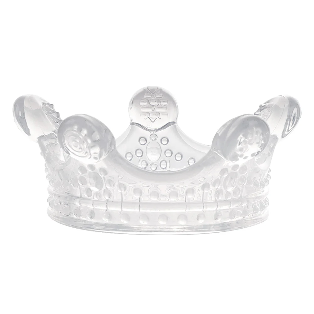 100% Food Grade Silicone Sensory Development Crown Teether - Image 2