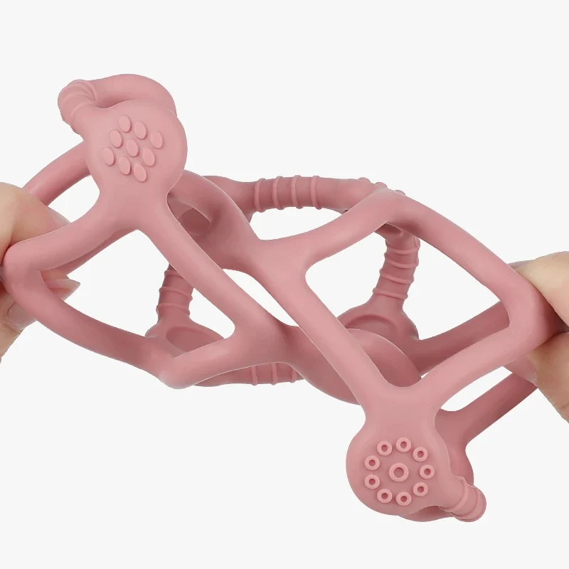 3-in-1 Teething Ball, Soothing, Sensory Play & Promotes Fine Motor Skills - 100% Food Grade Silicone - Image 7