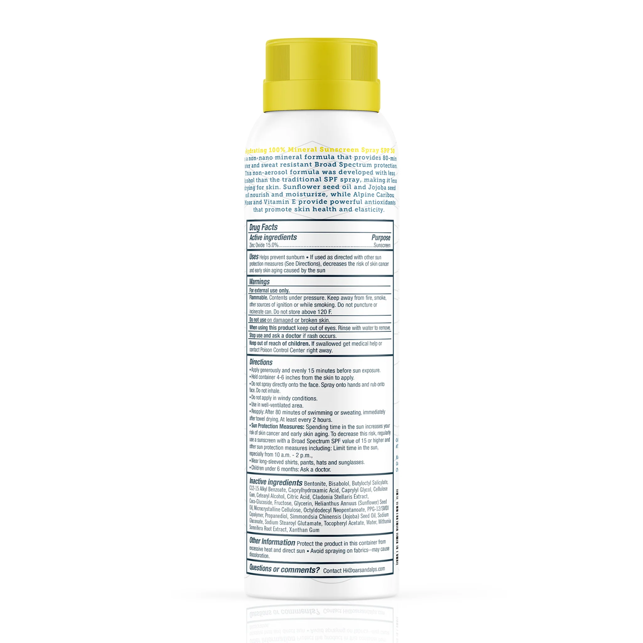 100% Mineral Antioxidant Sunscreen Spray - SPF 30 - Image 2