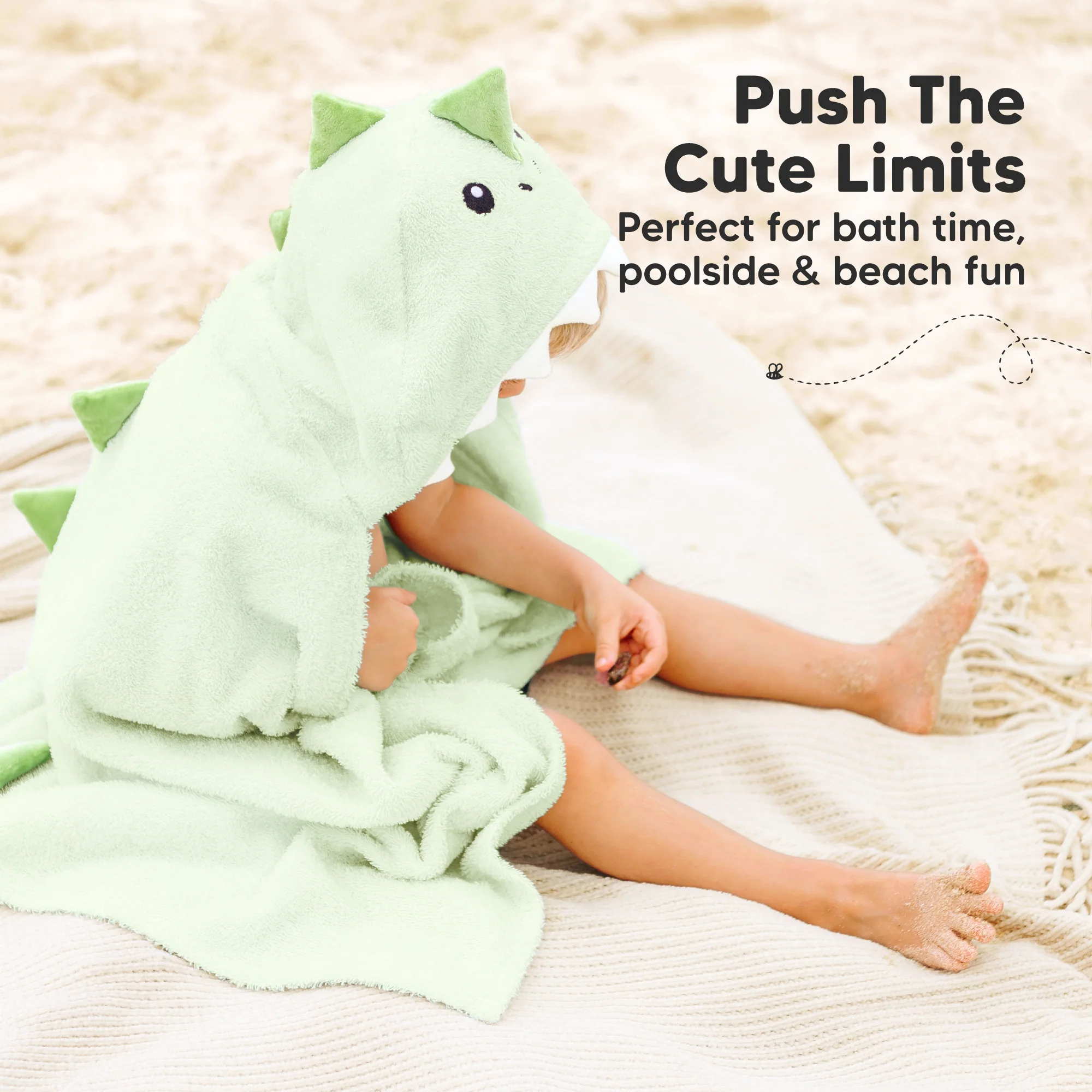 GOTS Certified, 100% Organic Cotton Hooded Towel - Image 11