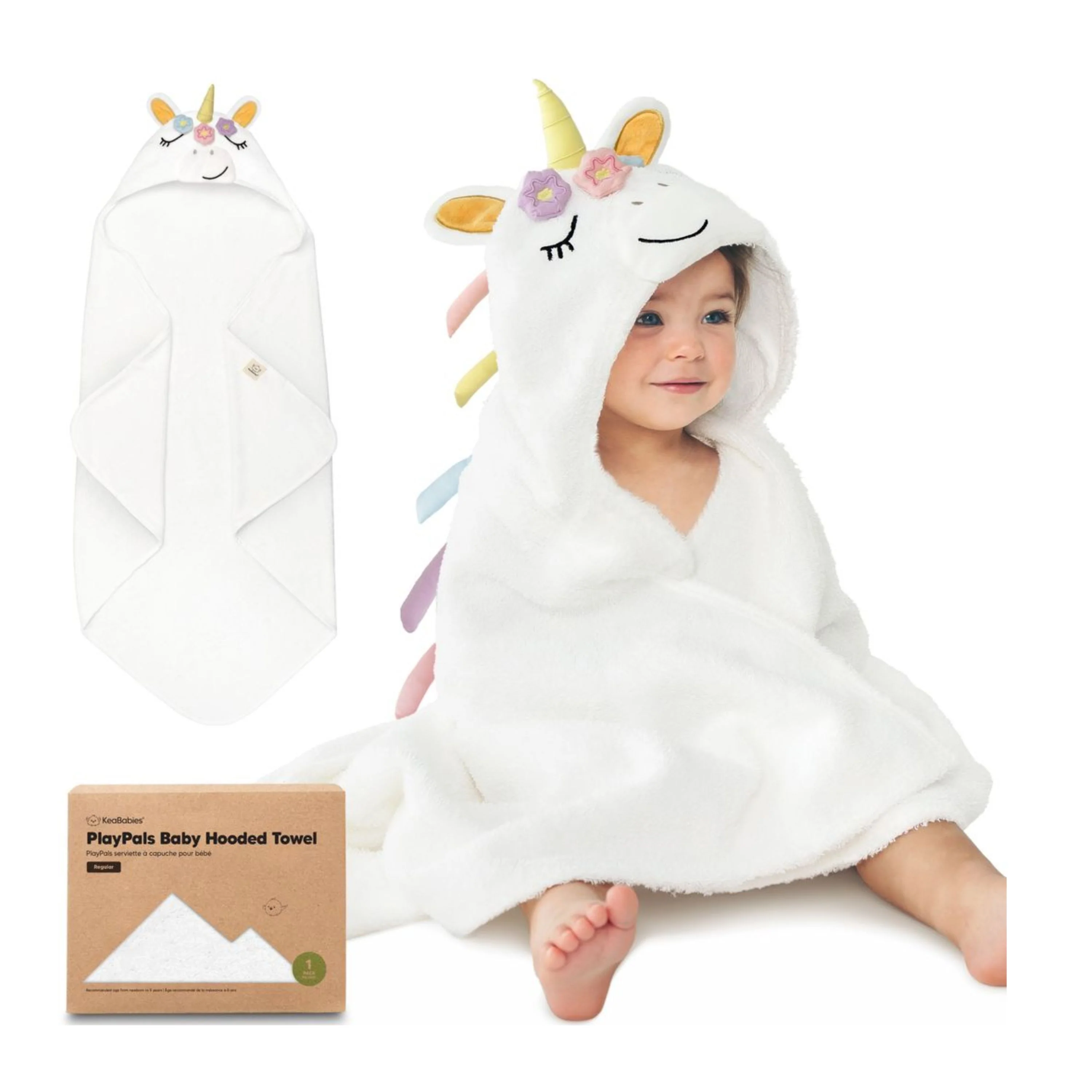 GOTS Certified, 100% Organic Cotton Hooded Towel - Image 12
