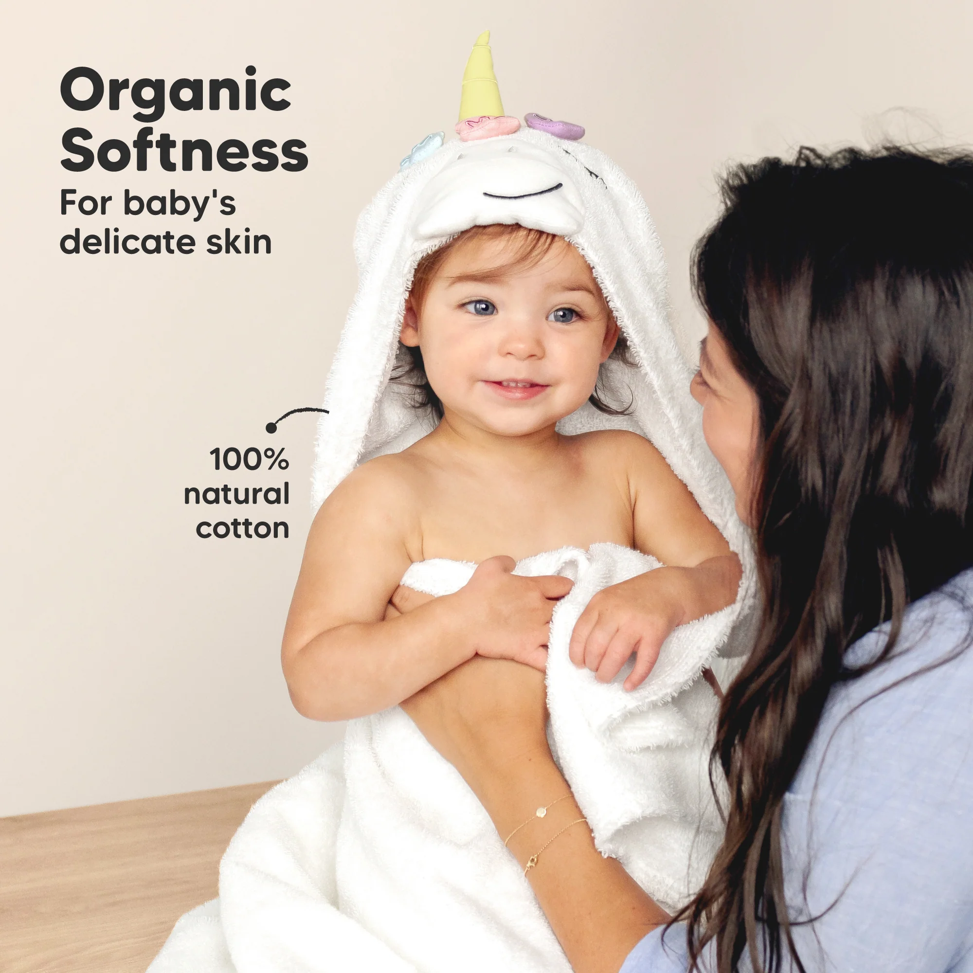 GOTS Certified, 100% Organic Cotton Hooded Towel - Image 14