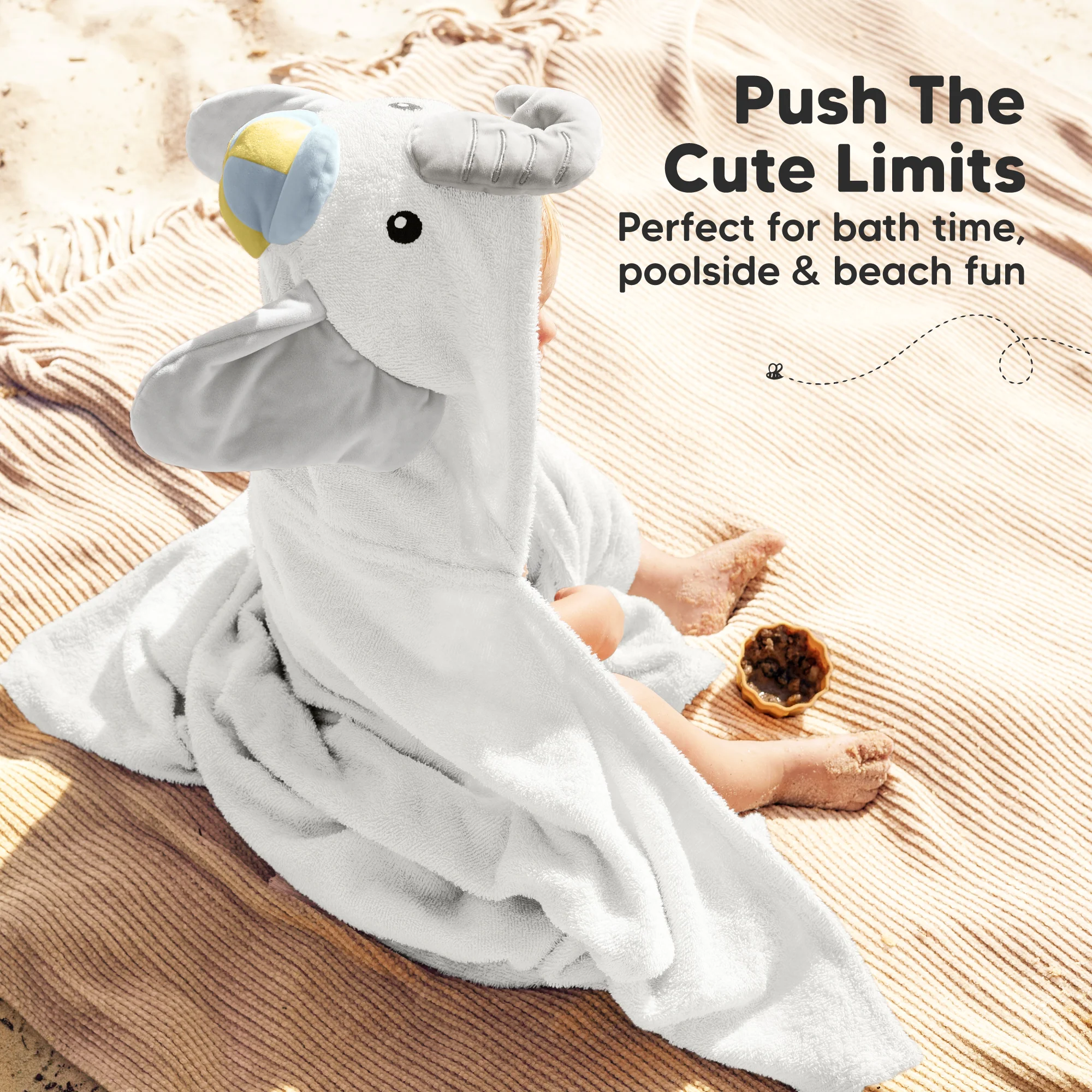 GOTS Certified, 100% Organic Cotton Hooded Towel - Image 22