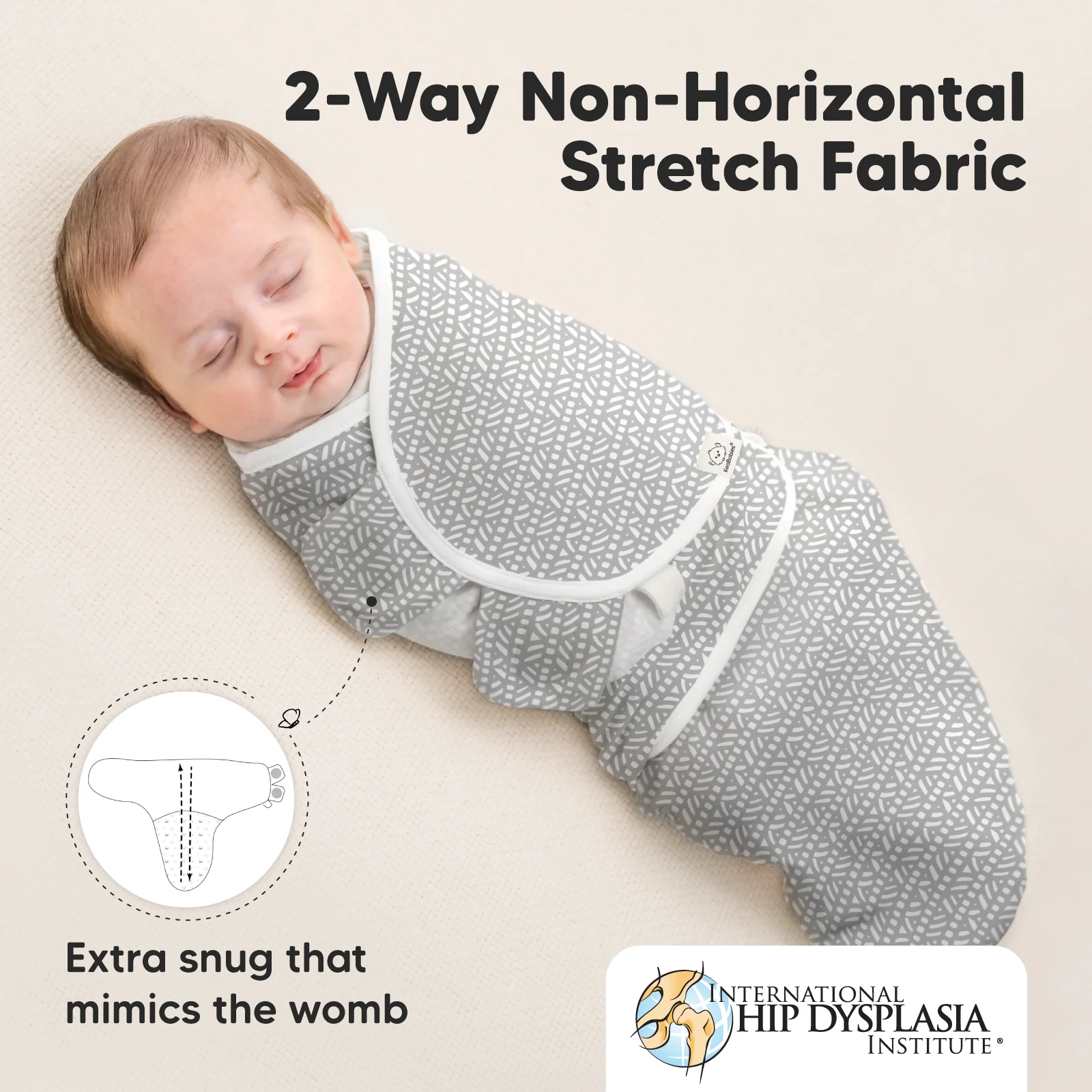 GOTS Certified, 100% Organic Cotton Soothe Swaddle Wraps, Set of 3 - Image 11