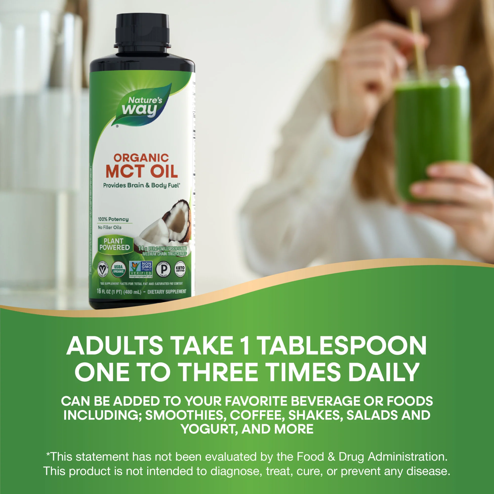 100% Organic MCT Oil - For Brain & Body Fuel - Image 4