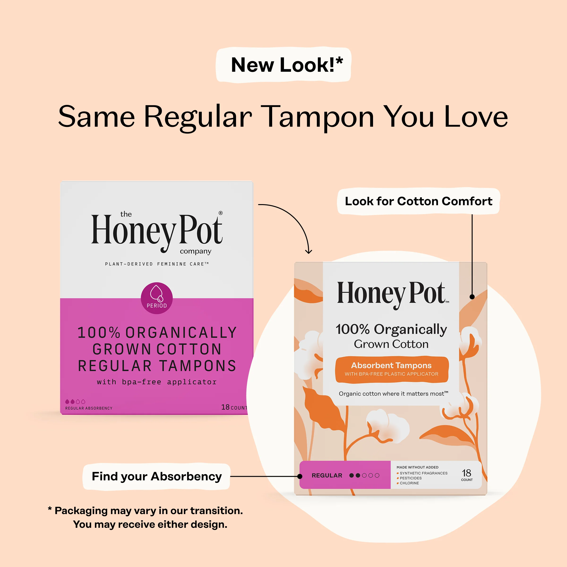 100% Organic Regular Tampons - Image 3