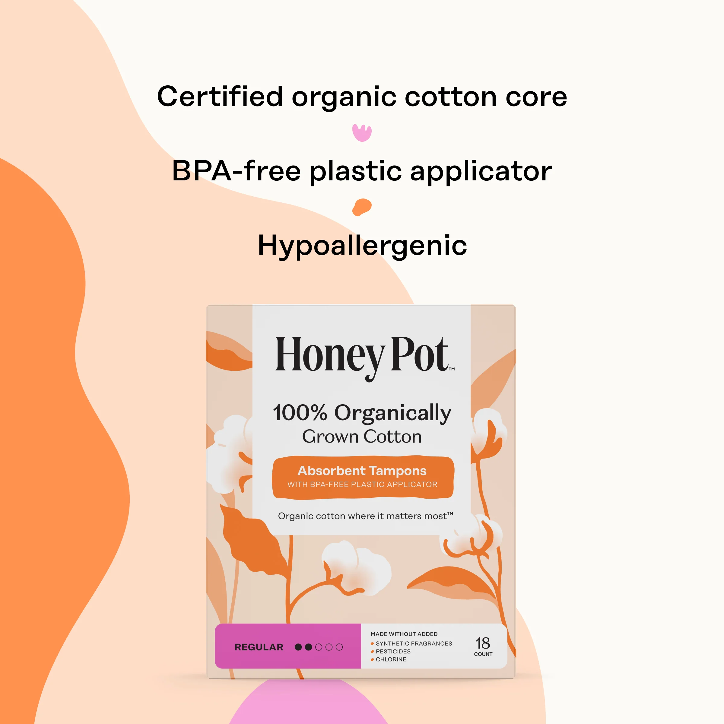 100% Organic Regular Tampons - Image 6