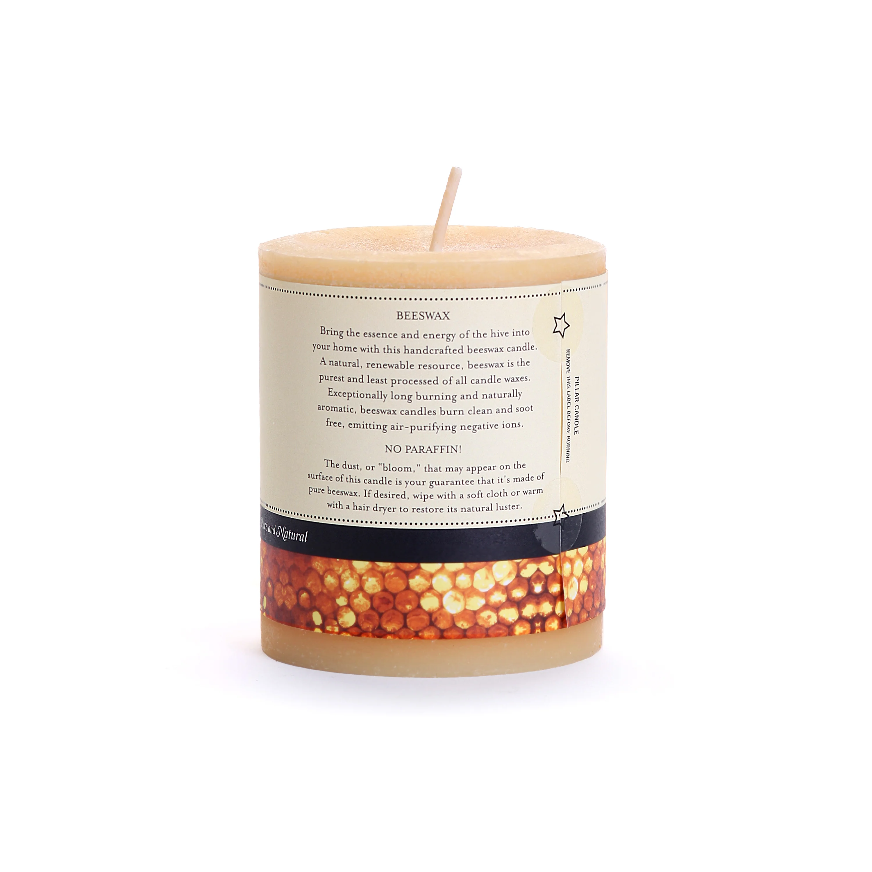 100% Pure Beeswax Pillar Candle - Image 12