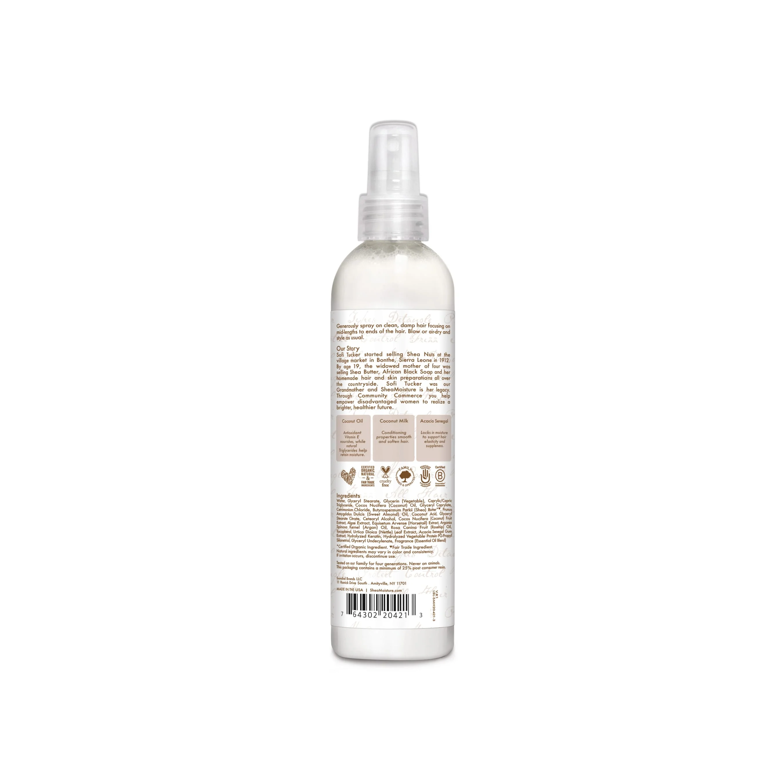 100% Virgin Coconut Oil Daily Hydration Leave-In Treatment - Image 3