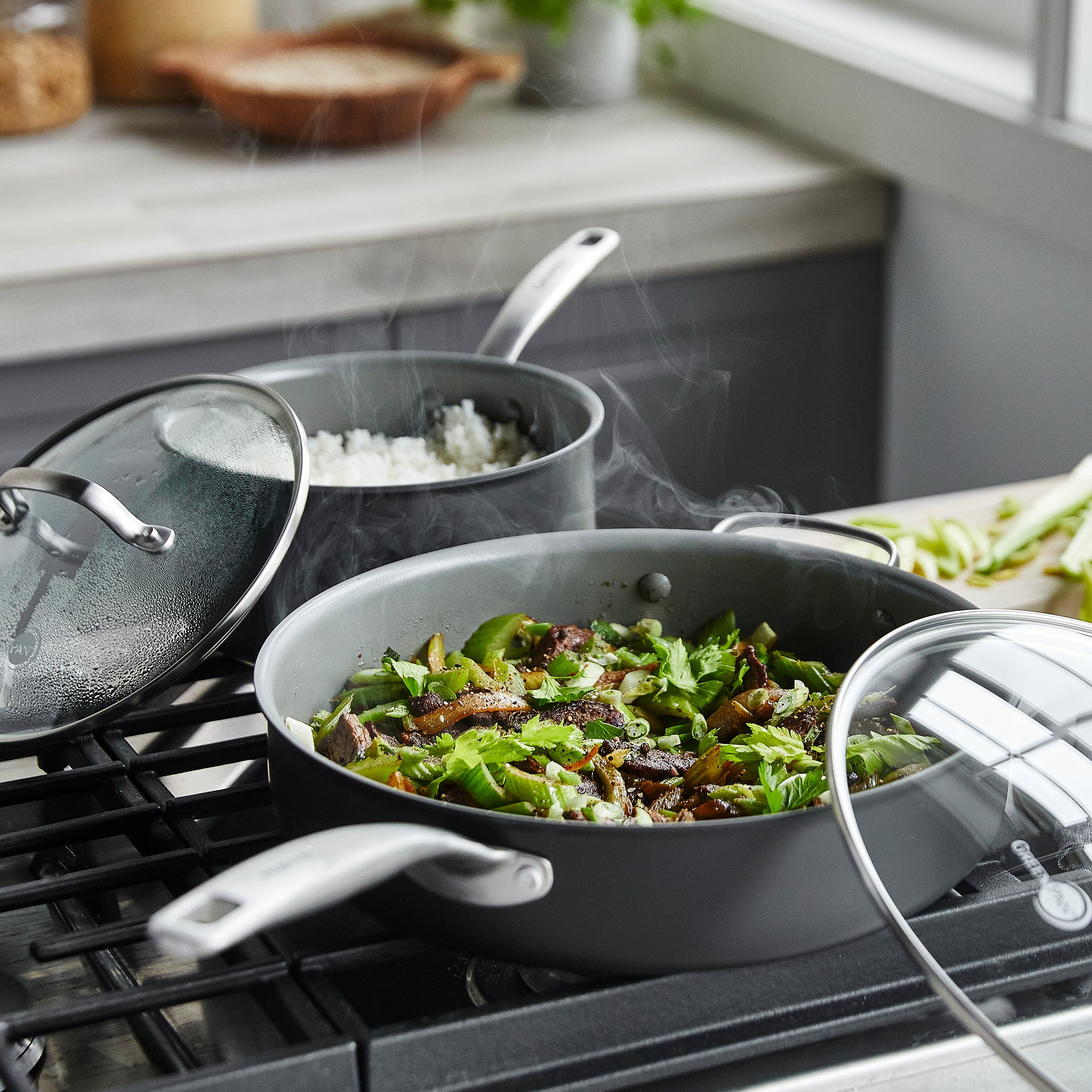 Chatham Ceramic, Non-Stick Cookware Set, 10 Piece - Image 10