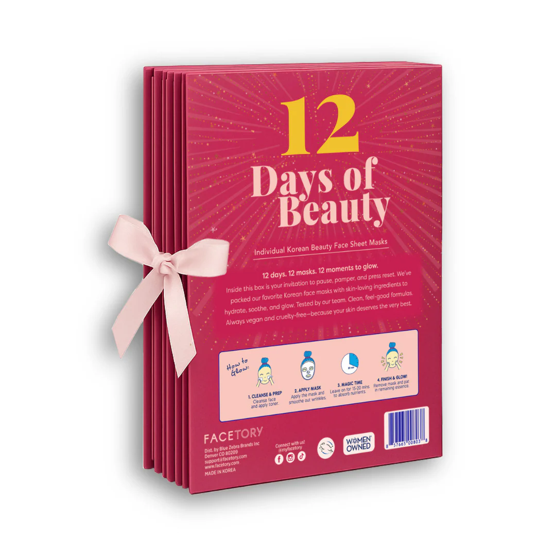 12 Days of Beauty Sheet Mask Set - Image 2