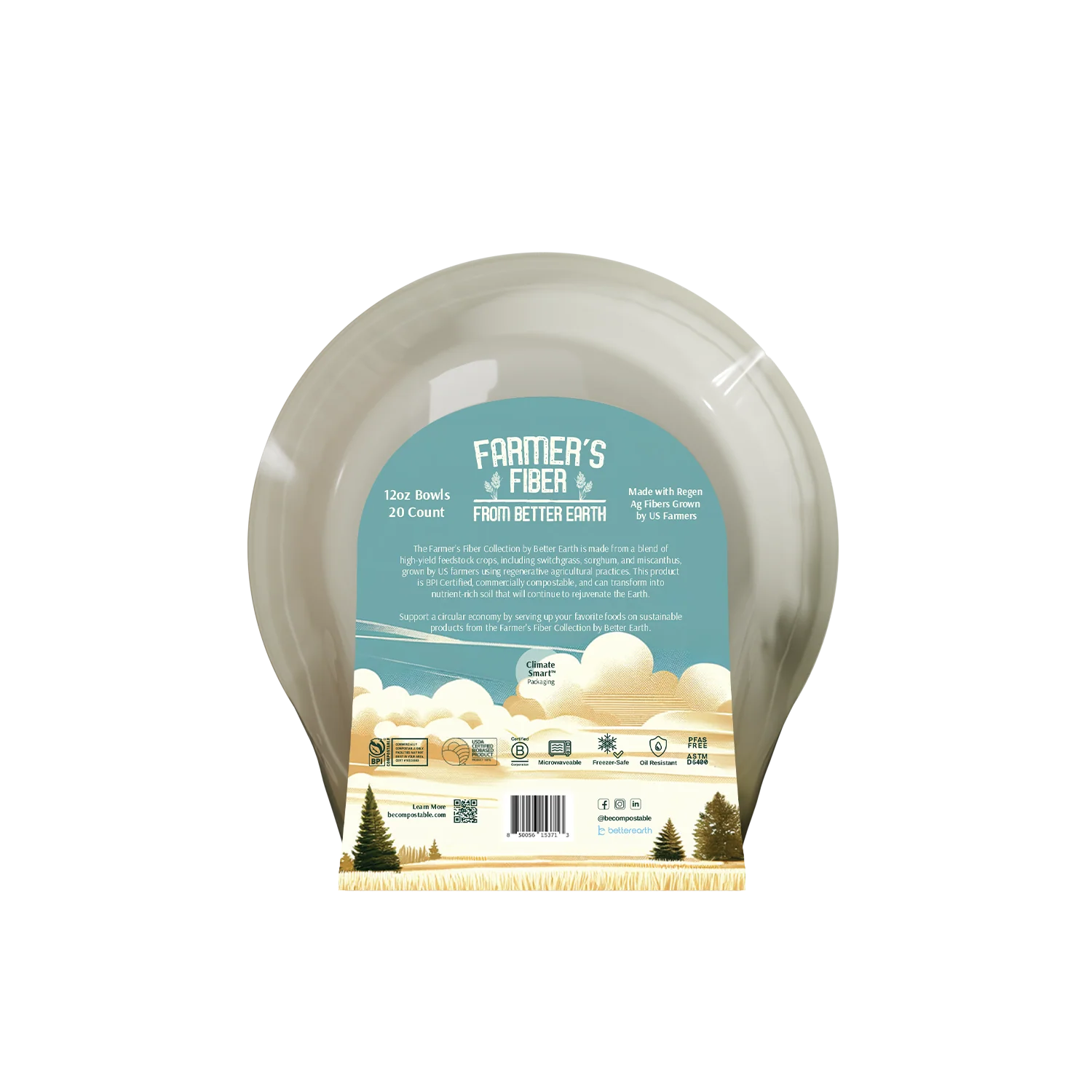 12 oz Farmer's Fiber Collection Round Bowl - Image 2