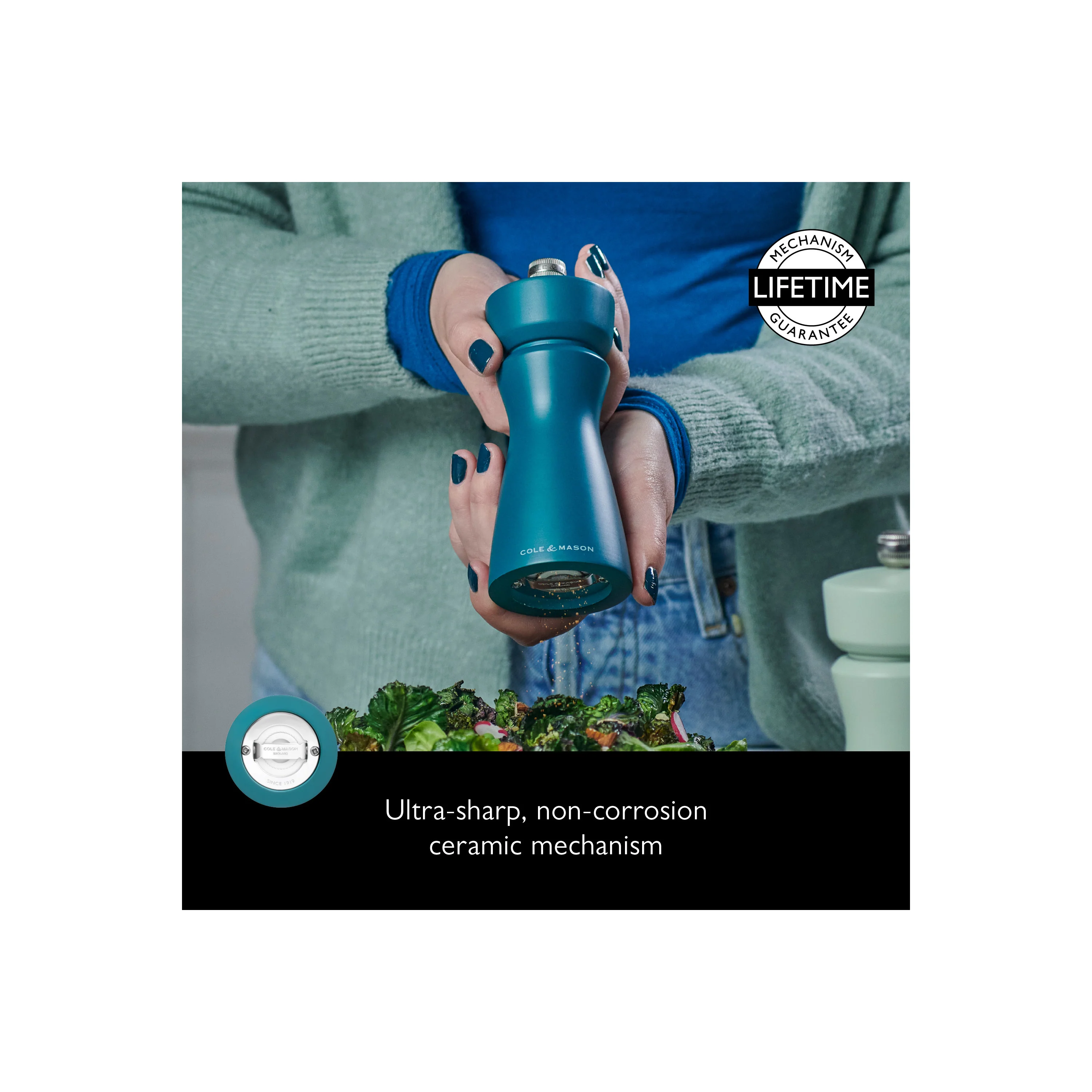 2-in-1 Kenton Salt & Pepper Mill with Ceramic Grinder - Image 13