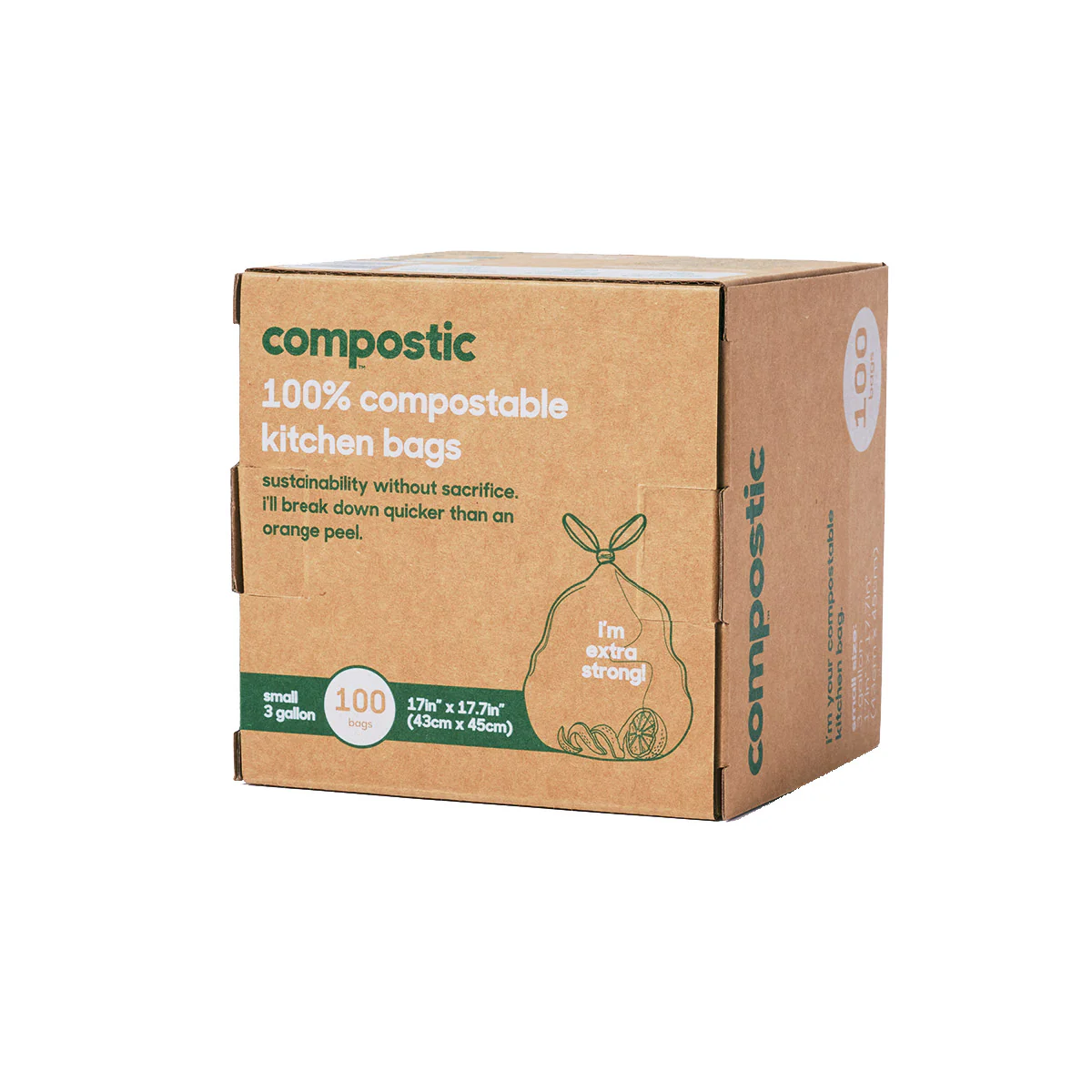 3 Gallon Home Compostable Trash Bags - Image 4