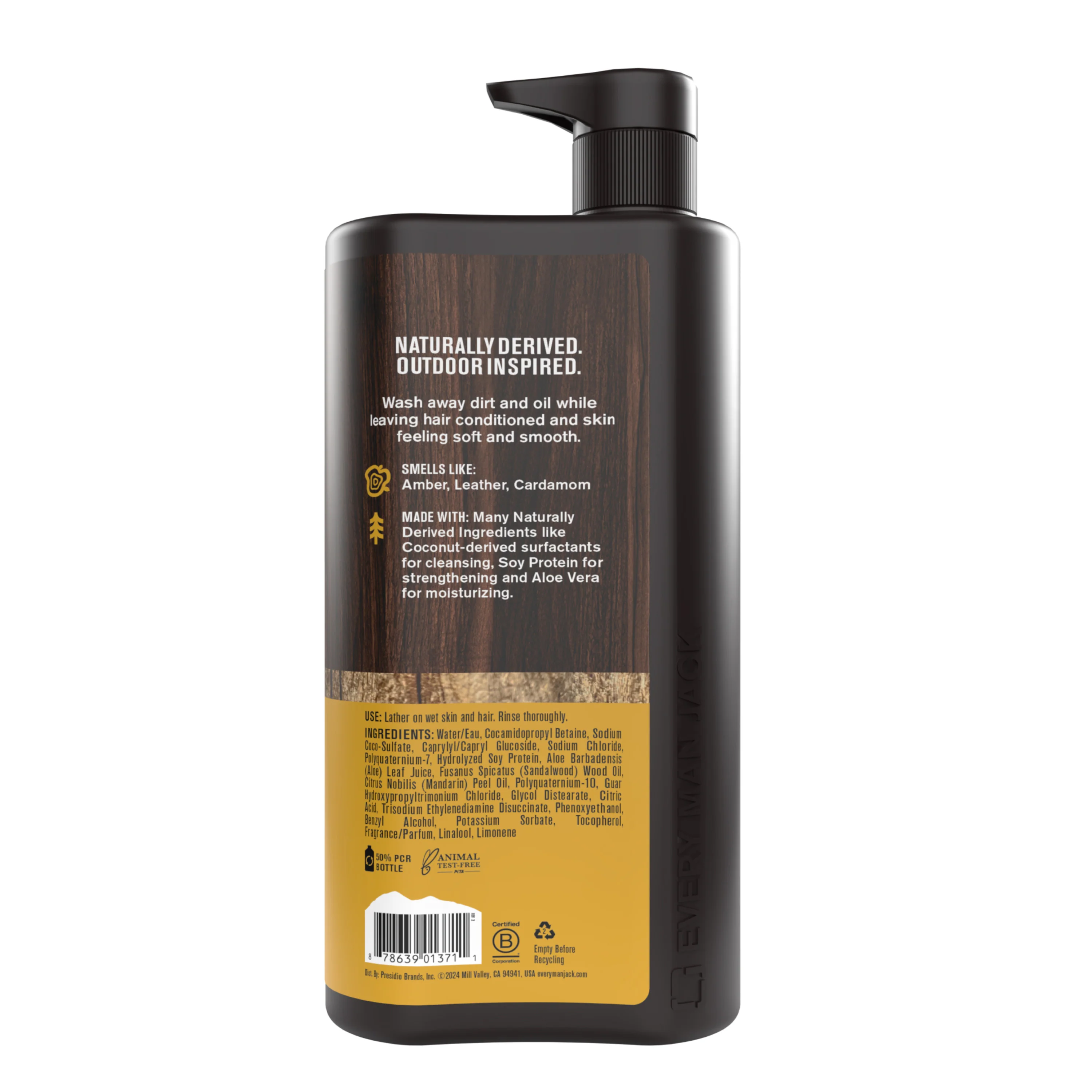 Hydrating Men's 3-in-1 Body Wash and Shampoo and Conditioner - Image 18