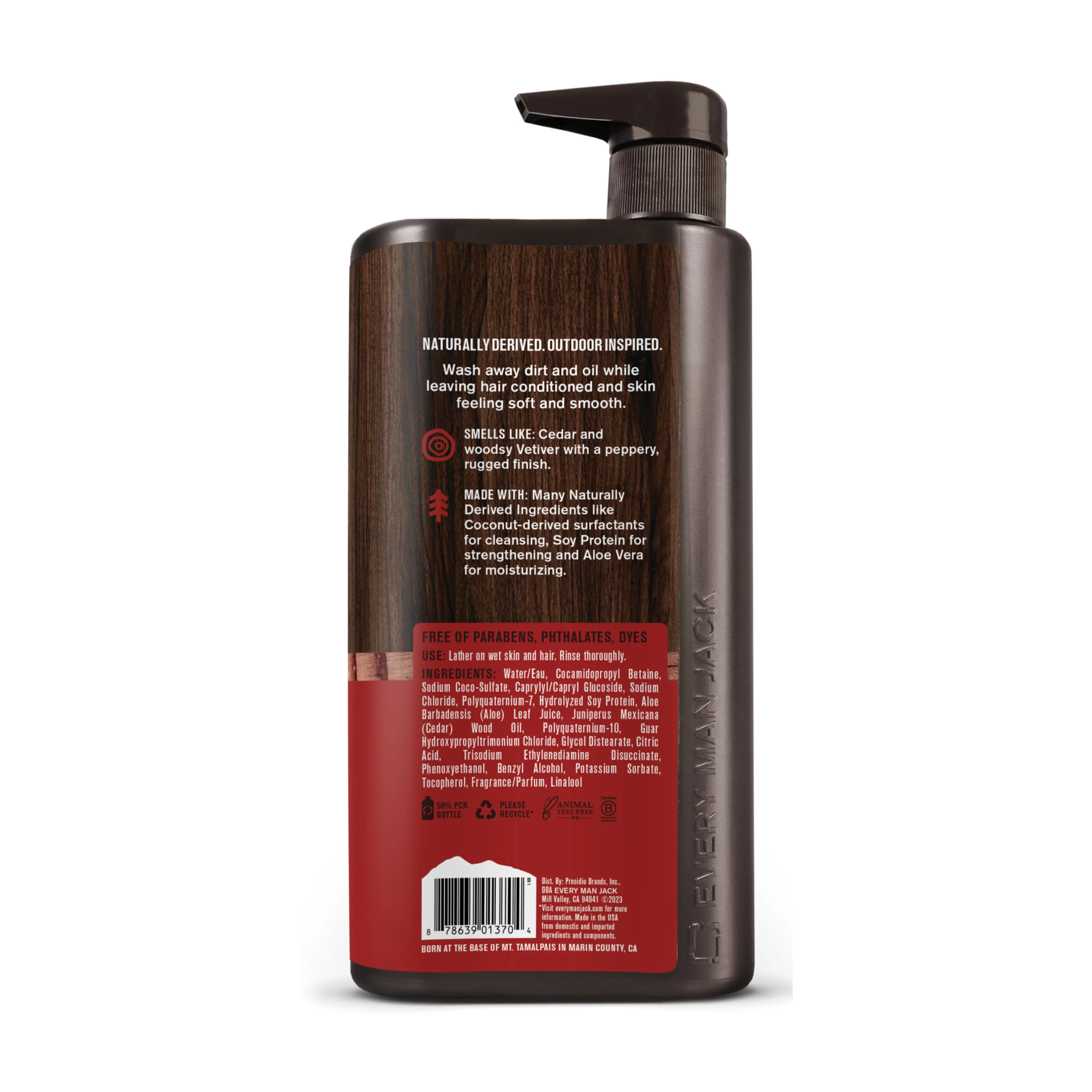 Hydrating Men's 3-in-1 Body Wash and Shampoo and Conditioner - Image 4