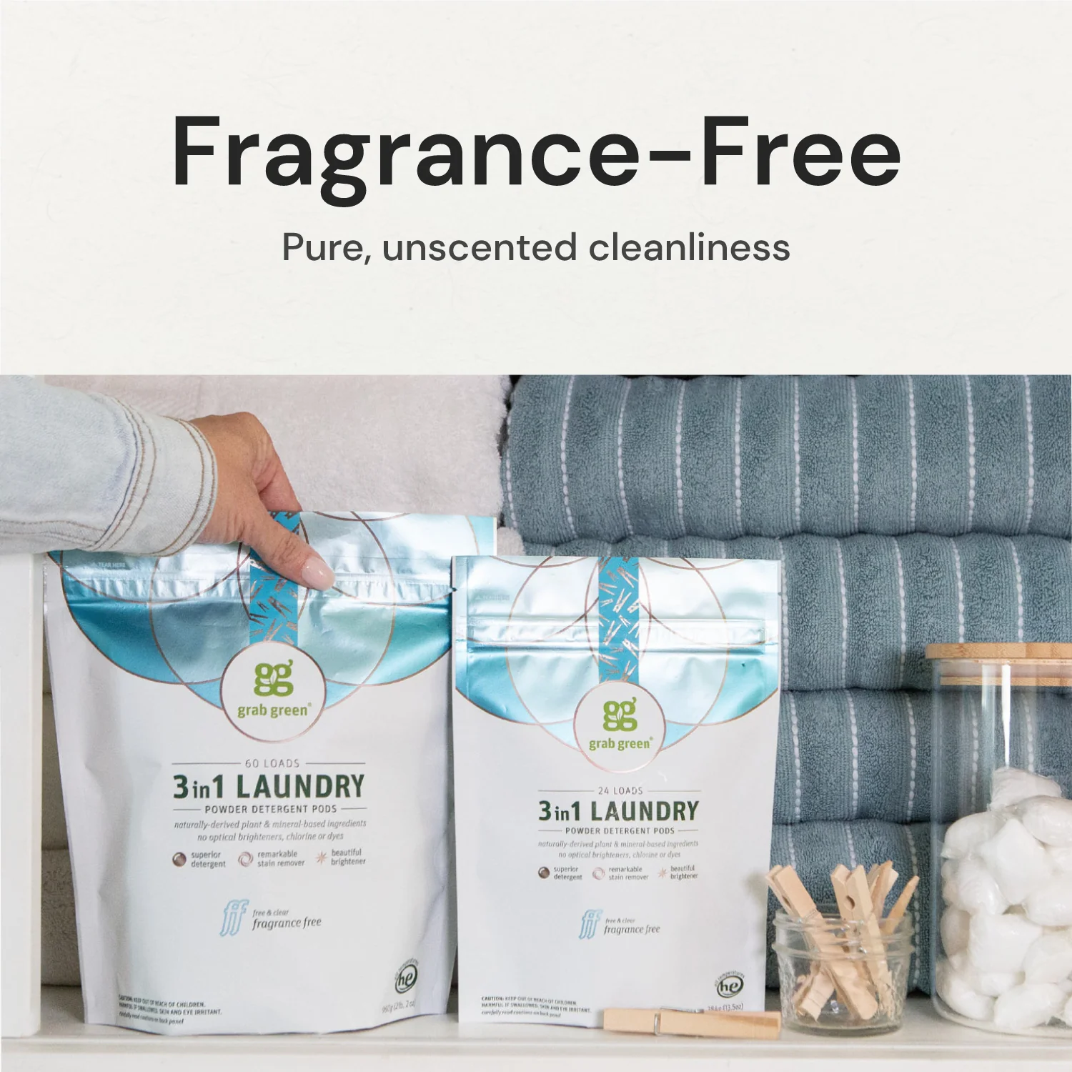 3 in 1 Laundry Detergent Pods - Fragrance Free - Image 3