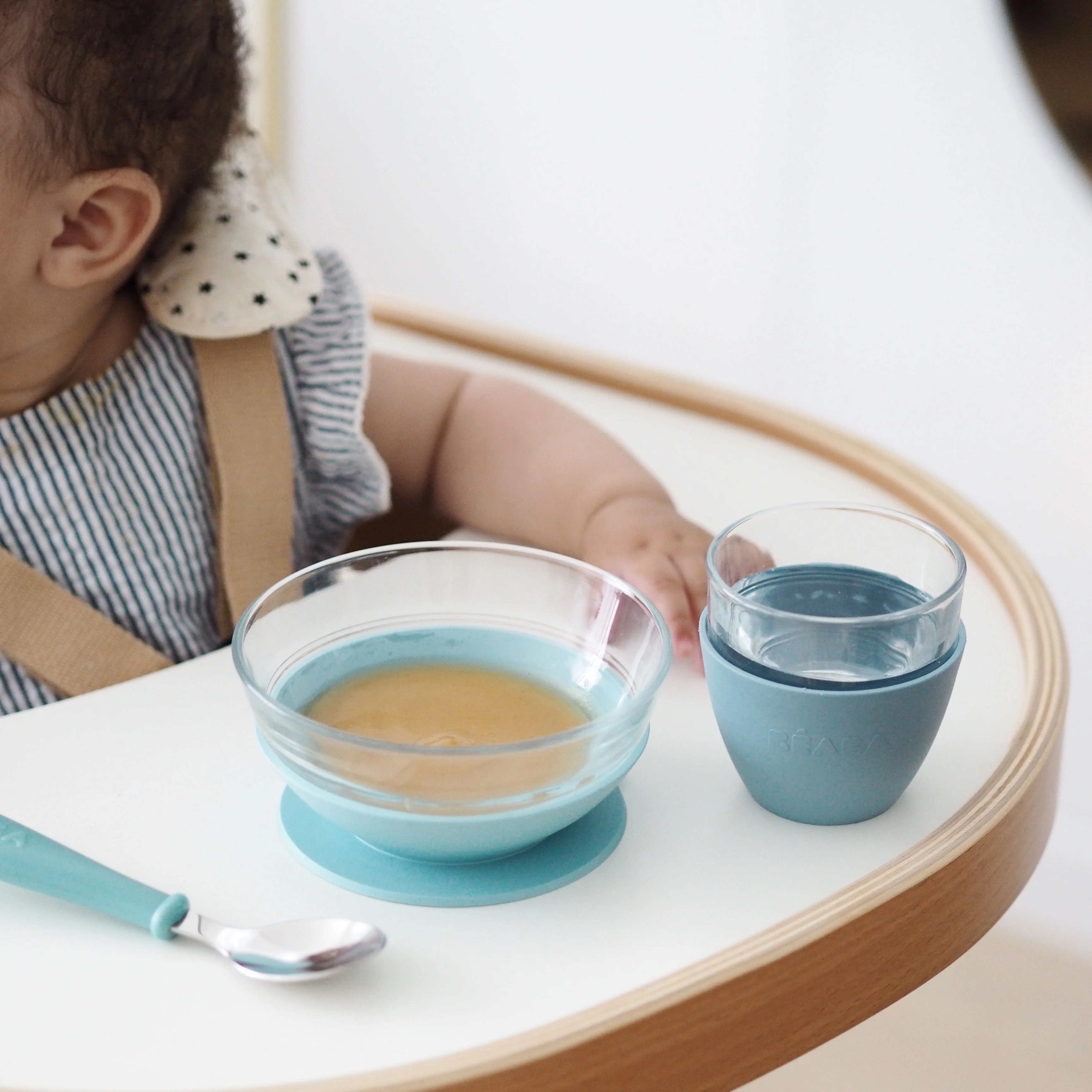 3-Piece Glass Suction Baby and Toddler Feeding Set - Image 8