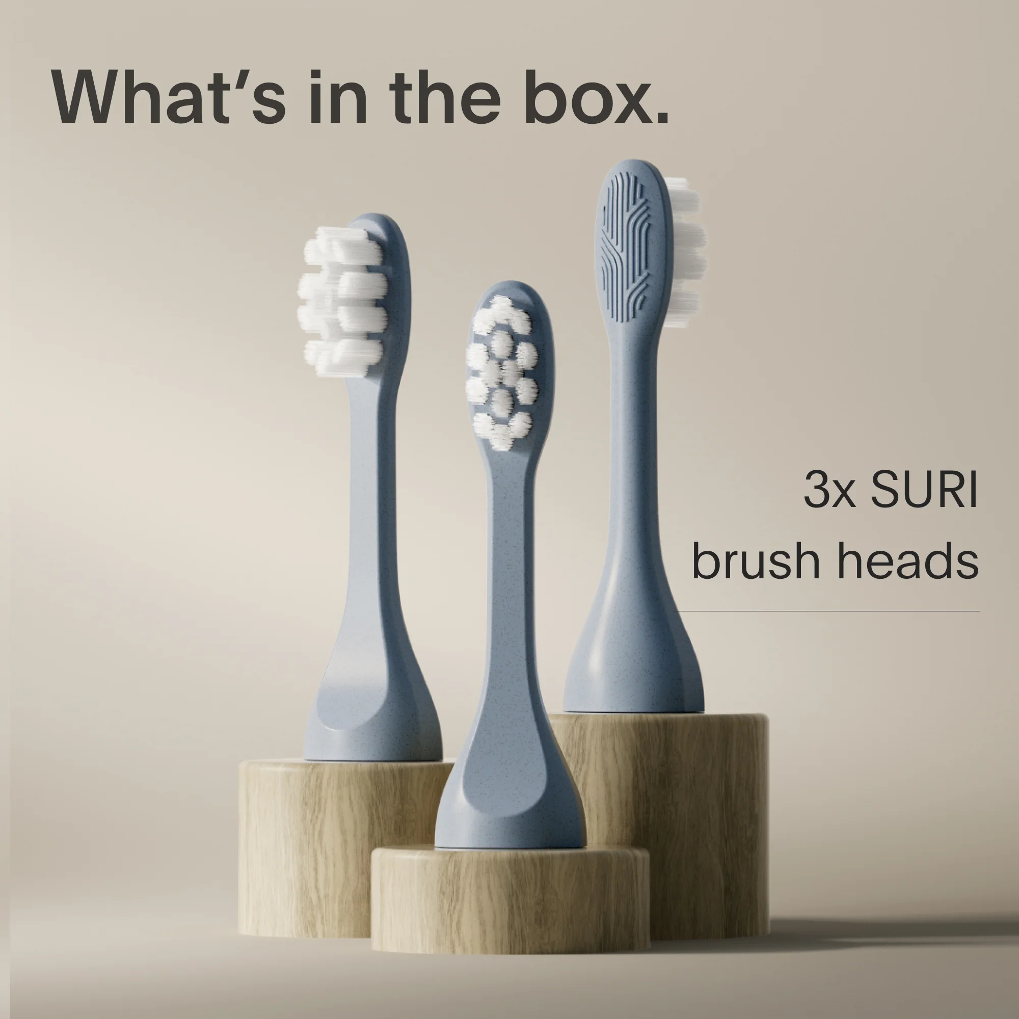 3x SURI Brush Replacement Heads - Image 12