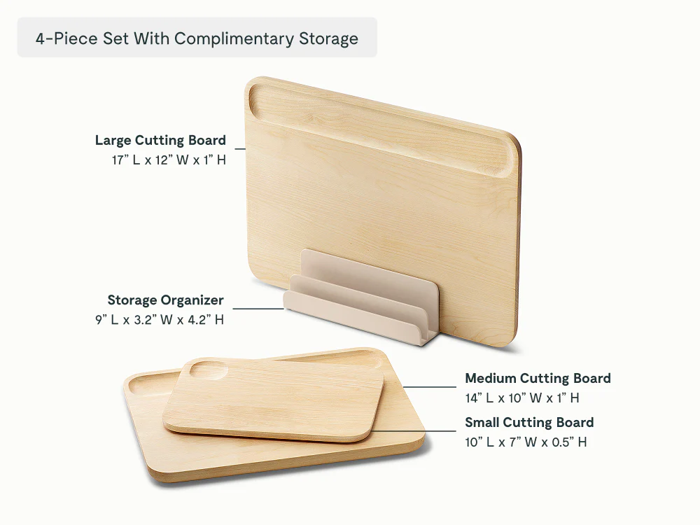 4 Piece Cutting Board Set - Image 7