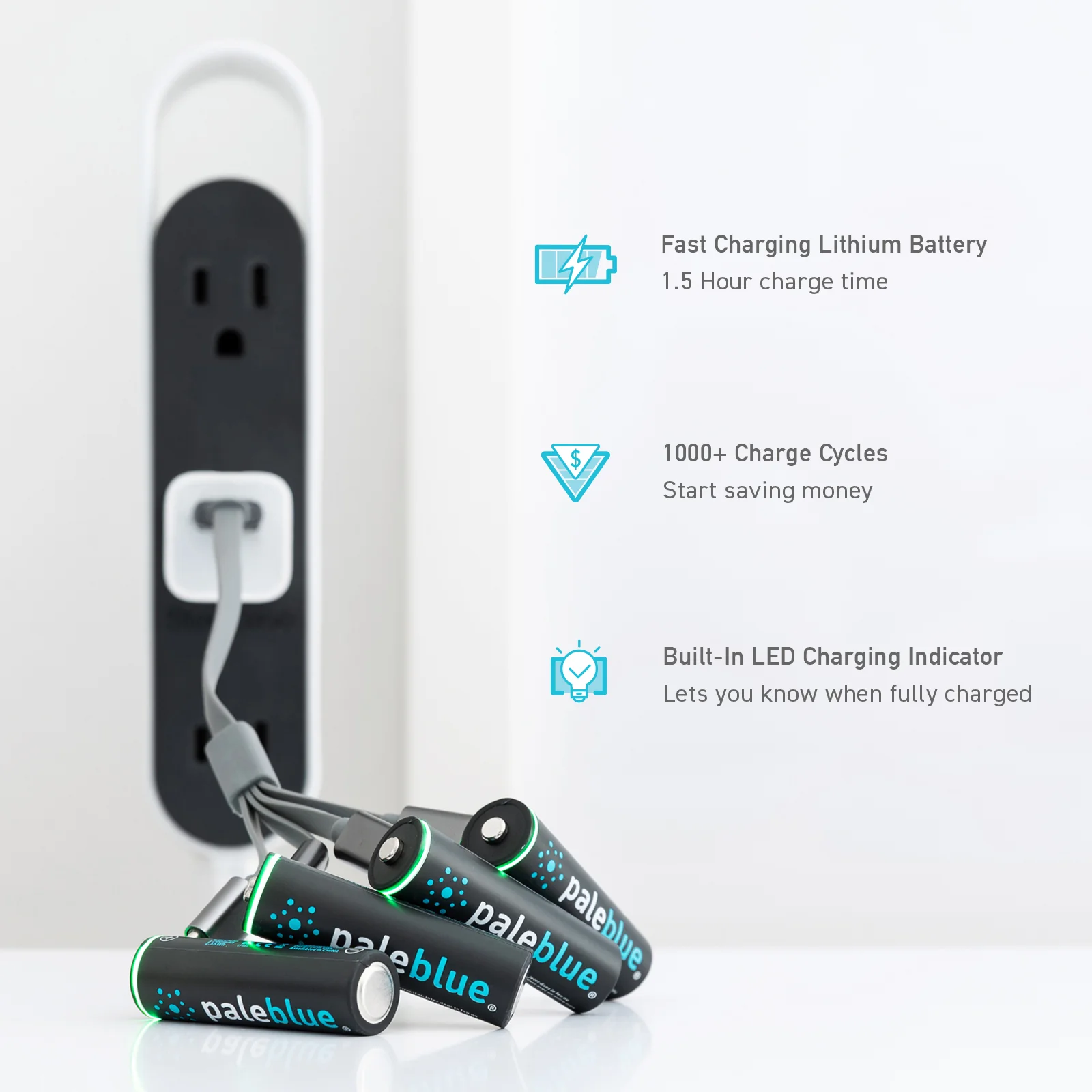 AA USB-C Li-ion Rechargeable Batteries - Image 4
