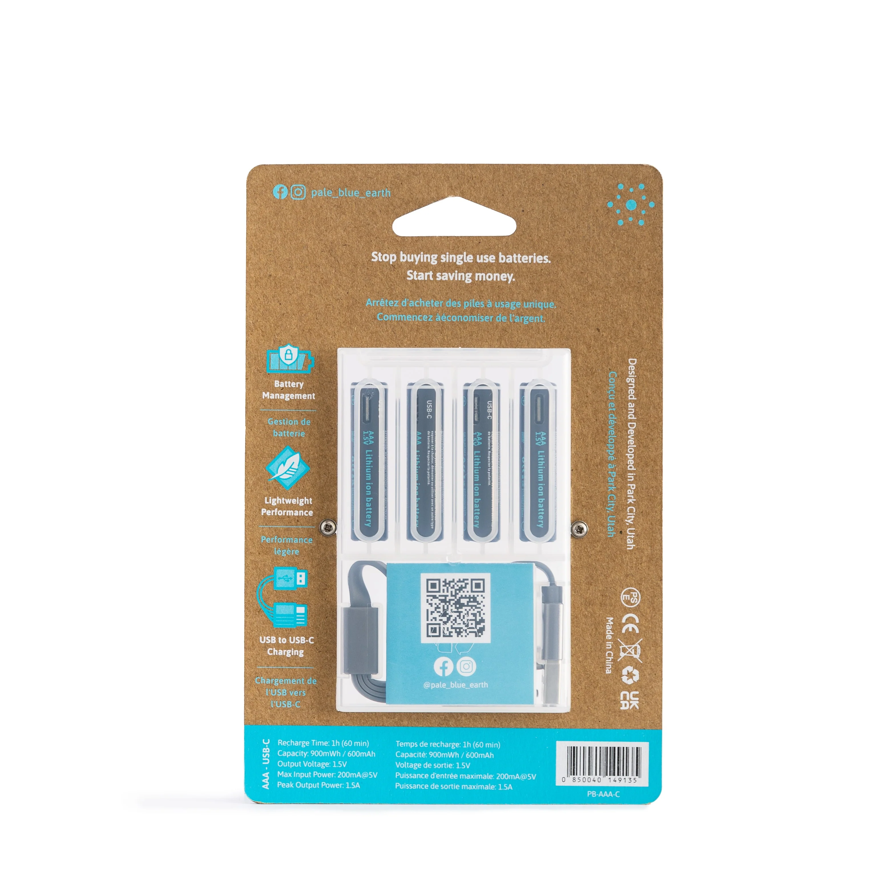 AAA USB-C Li-ion Rechargeable Batteries - Image 6