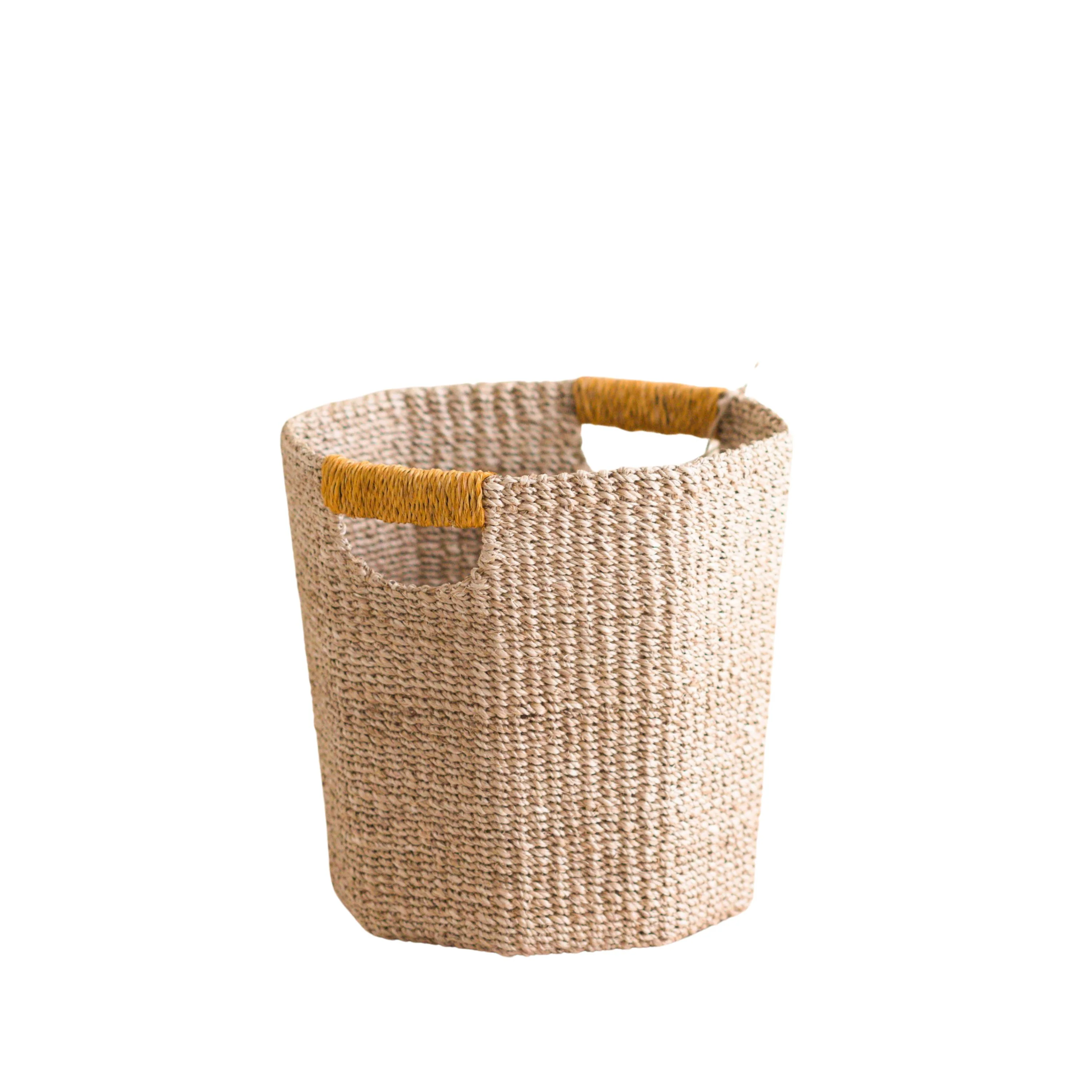 Abaca Octagon Basket