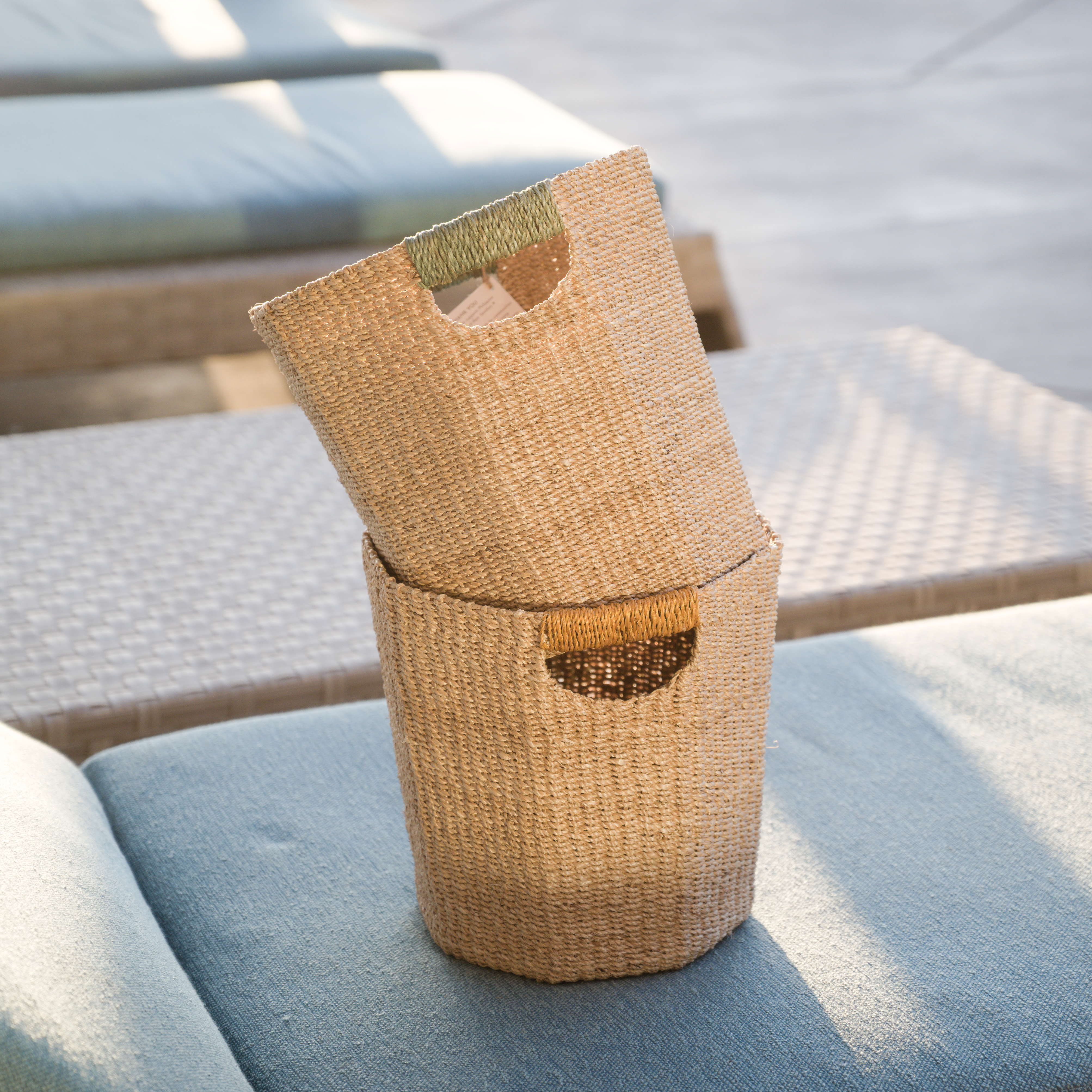 Abaca Octagon Basket - Image 4