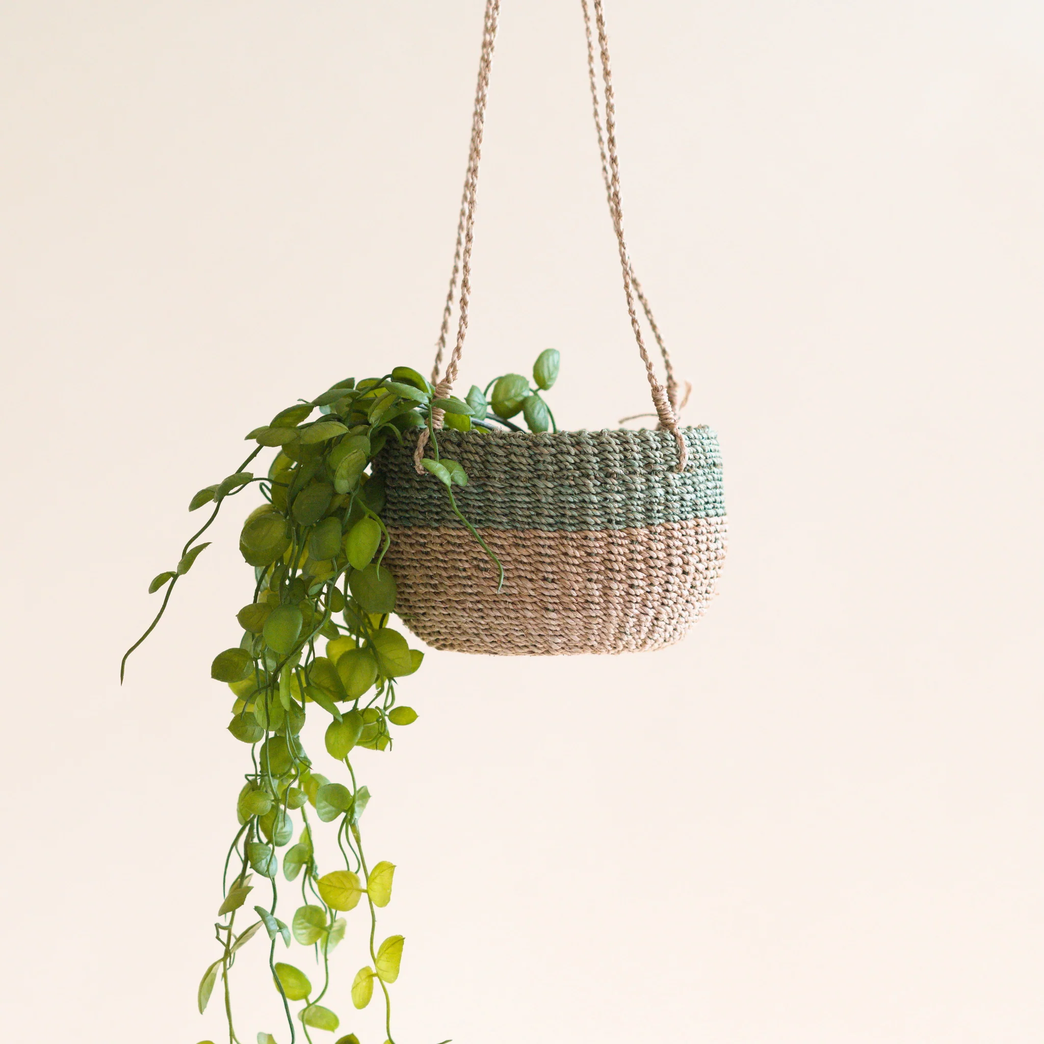 Abaca Round Hanging Planter - Image 2