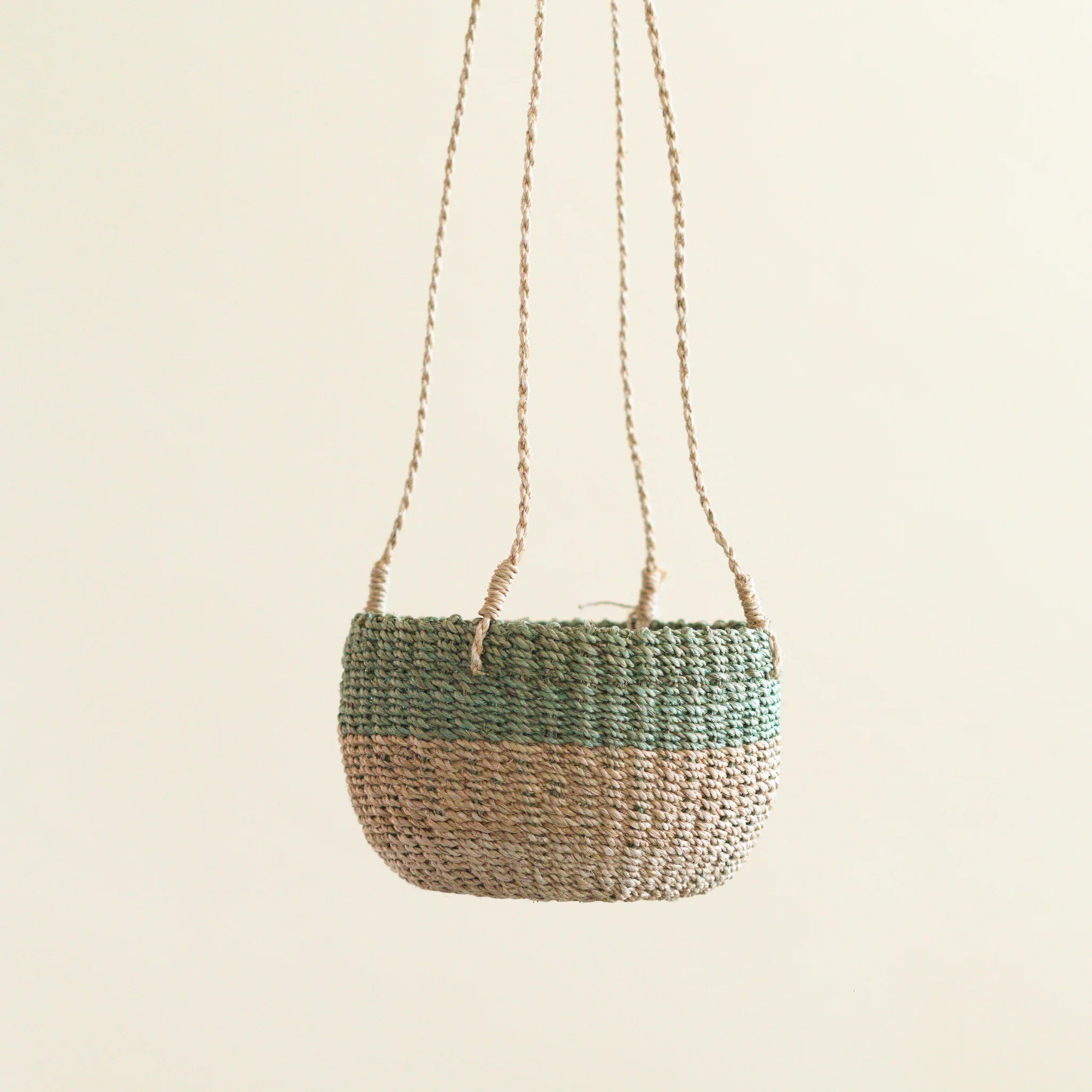Abaca Round Hanging Planter - Image 3