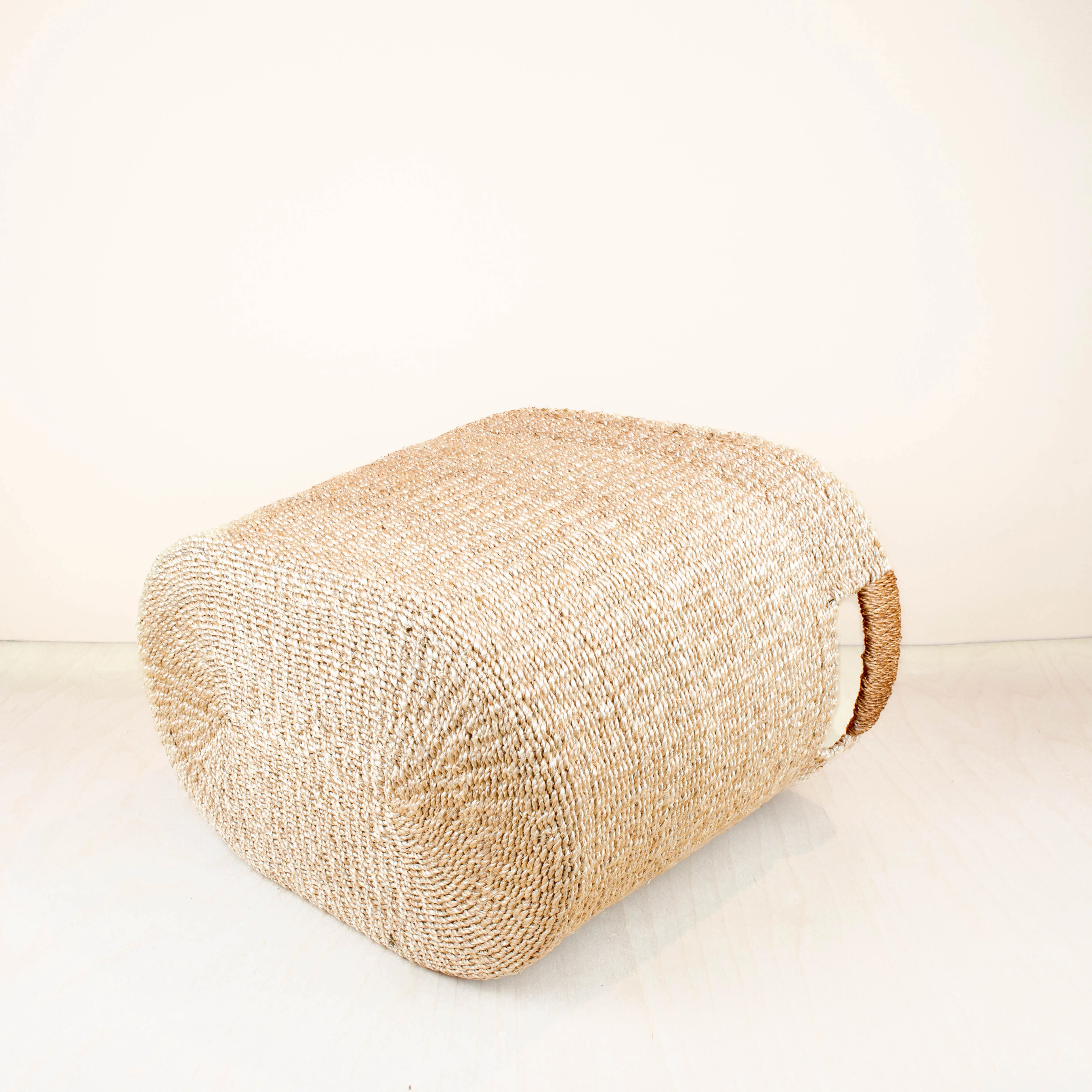 Abaca Rounded Oval Basket, set of 2 - Image 6