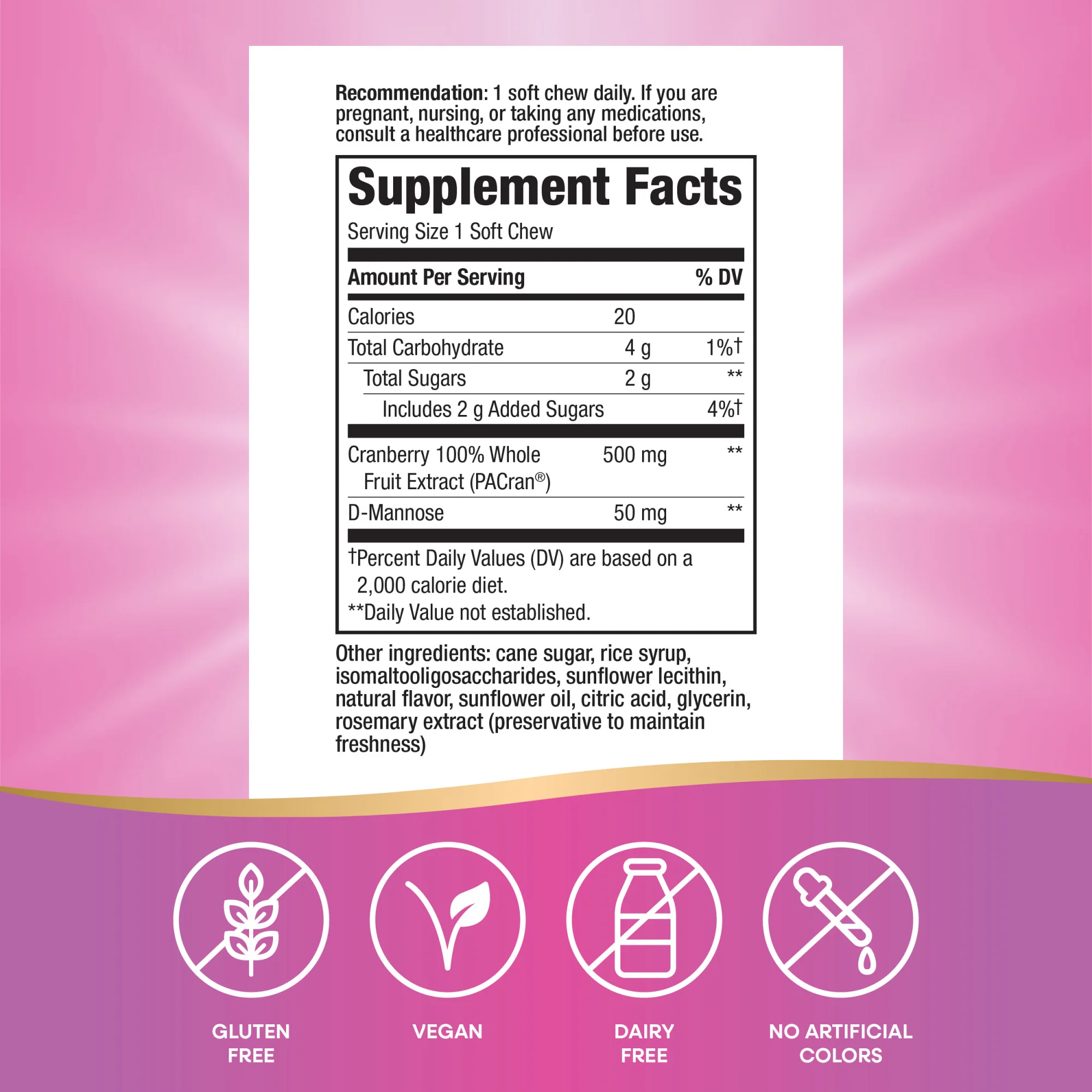 ActiFruit™ Cranberry Fruit Chew - Image 7