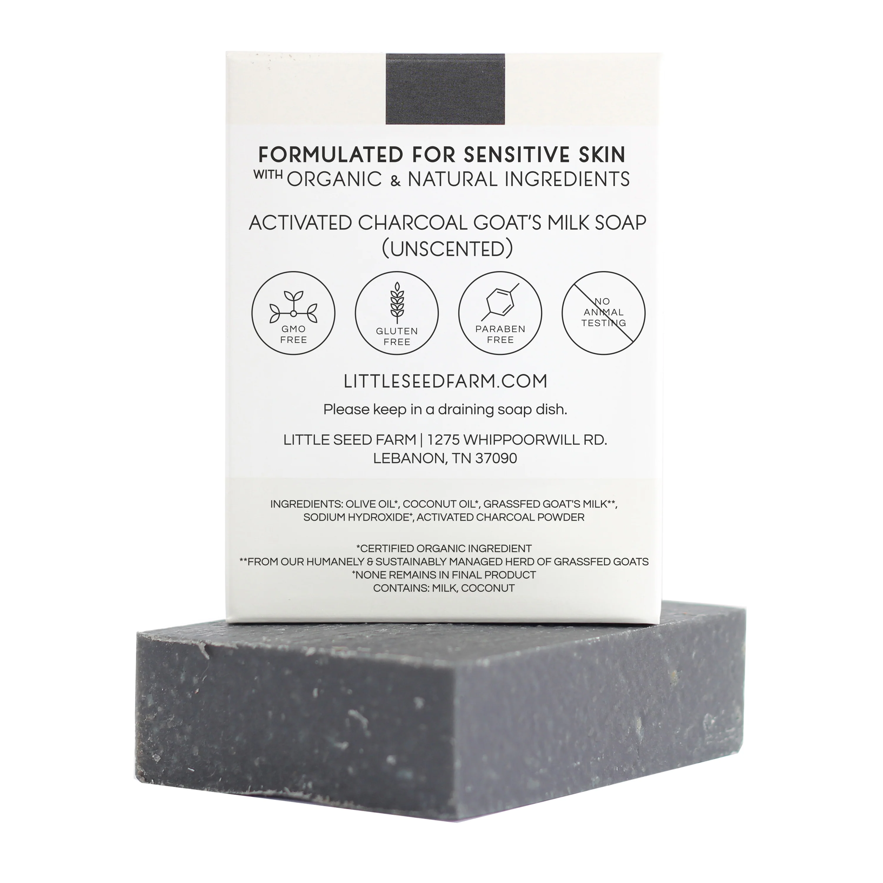 Activated Charcoal Facial & Body Bar - Image 3