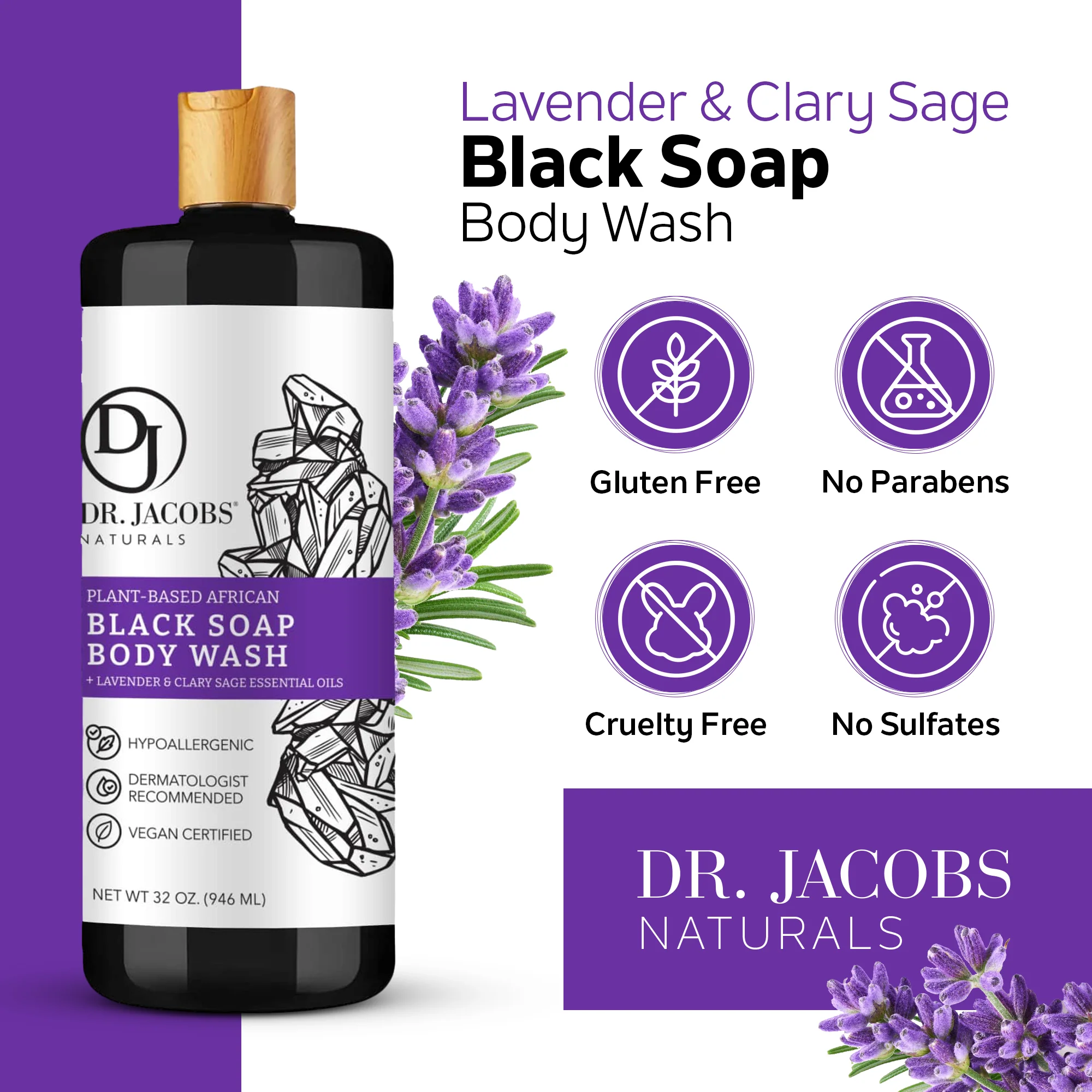 African Black Soap Body Wash - Image 7
