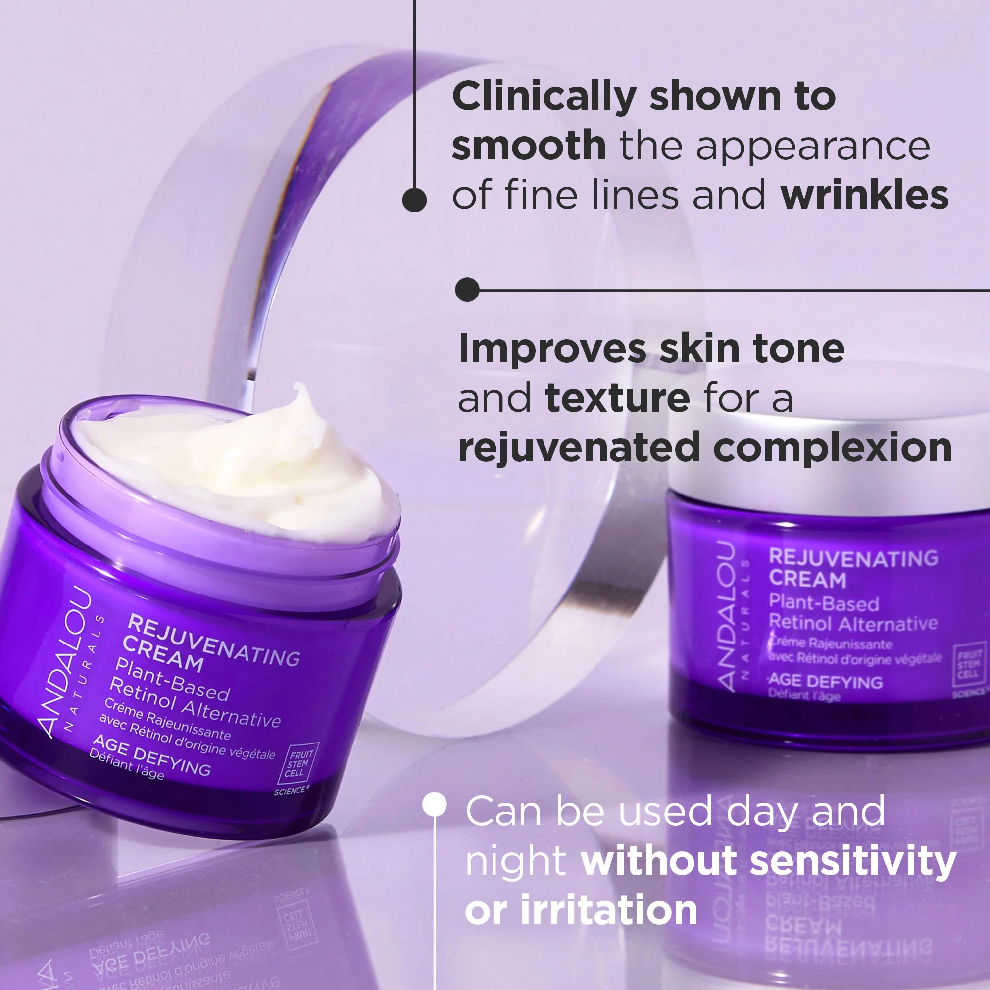 Age Defying Rejuvenating Plant Based Retinol Alternative Cream - Image 4