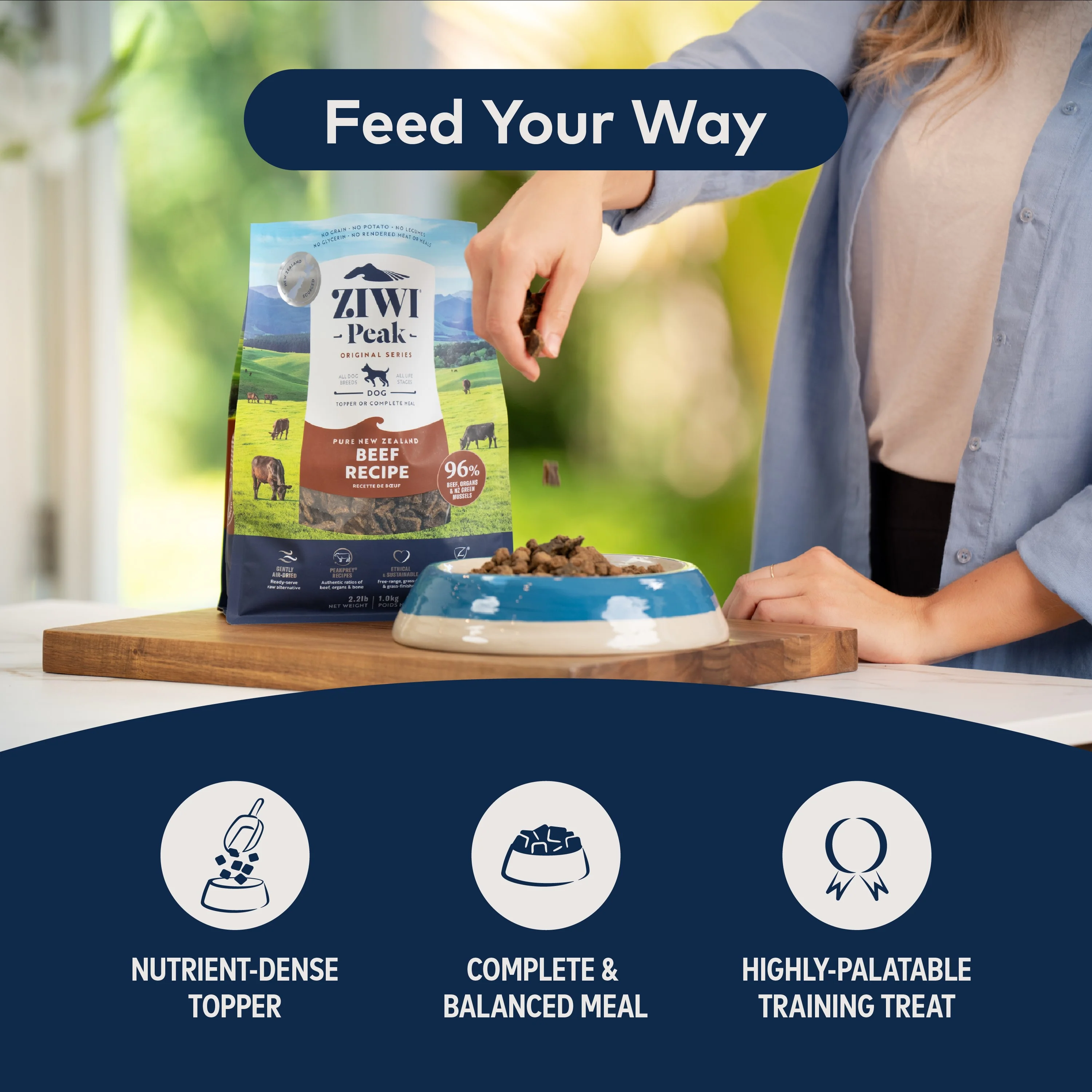 Air-Dried Dog Food - Beef – All Natural, High Protein, Grain Free, Limited Ingredient w/ Superfoods - Image 7