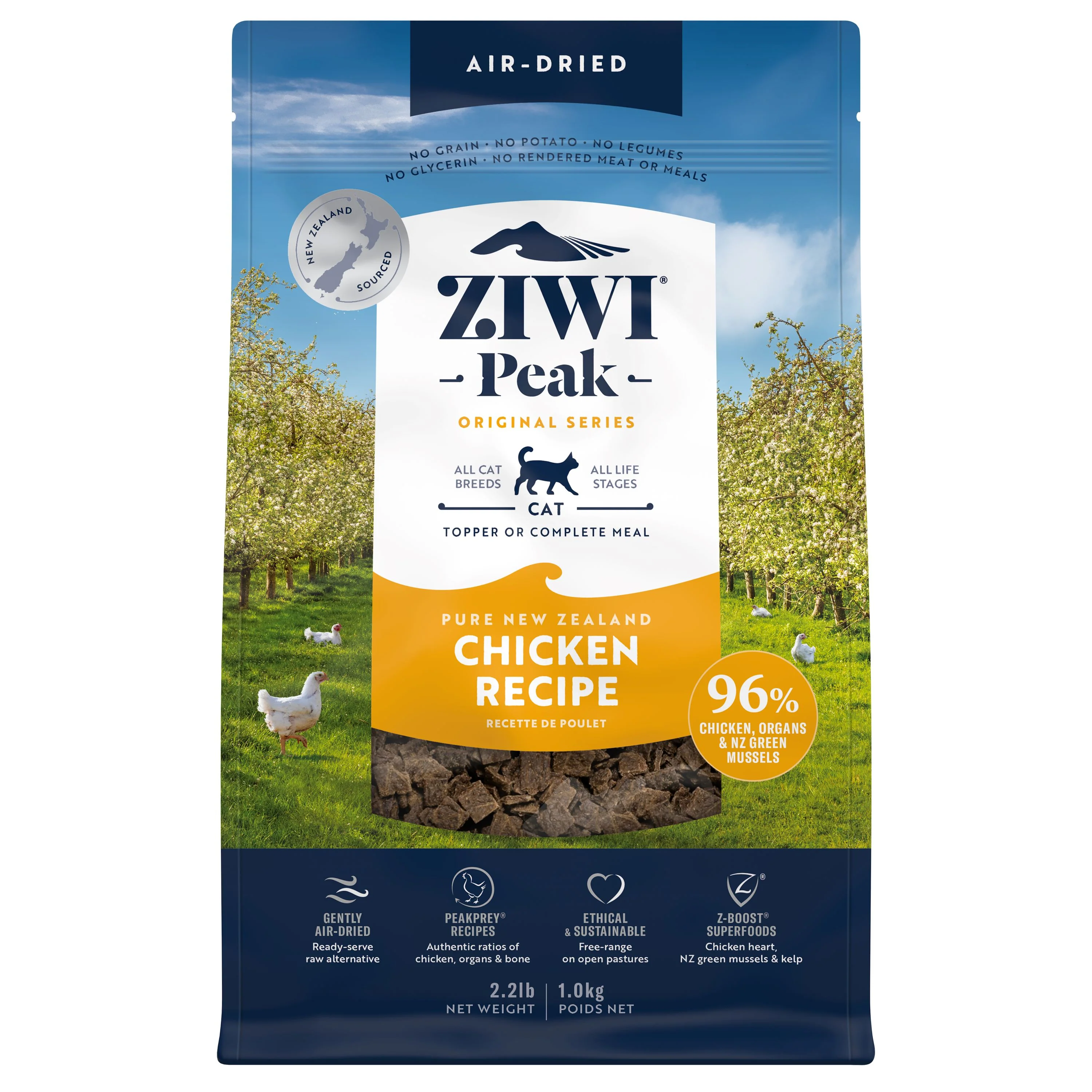 Air-Dried Cat Food- All Natural, High Protein, Grain Free, Limited Ingredient w/ Superfoods