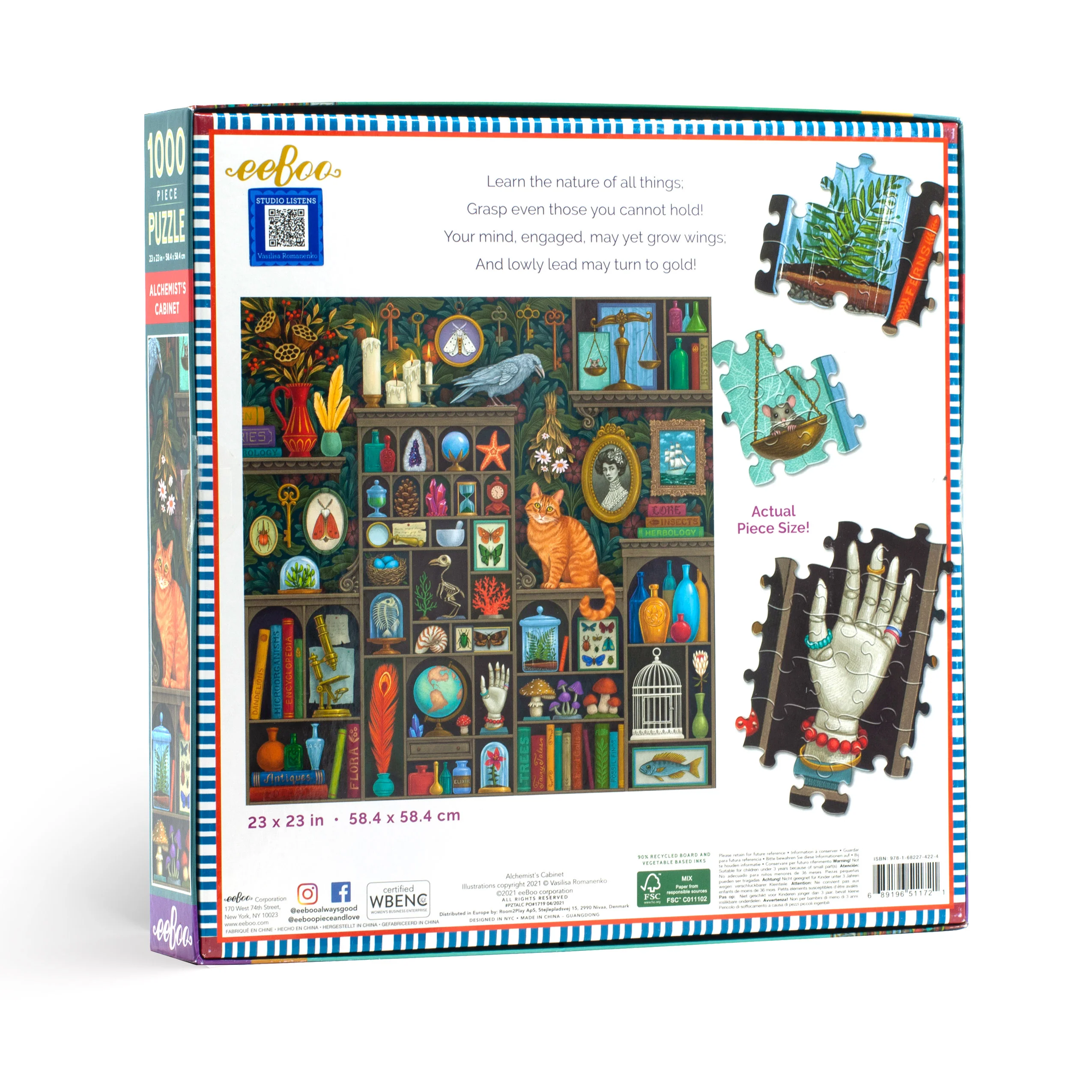 Alchemist's Cabinet 1000 Piece Puzzle - Image 4
