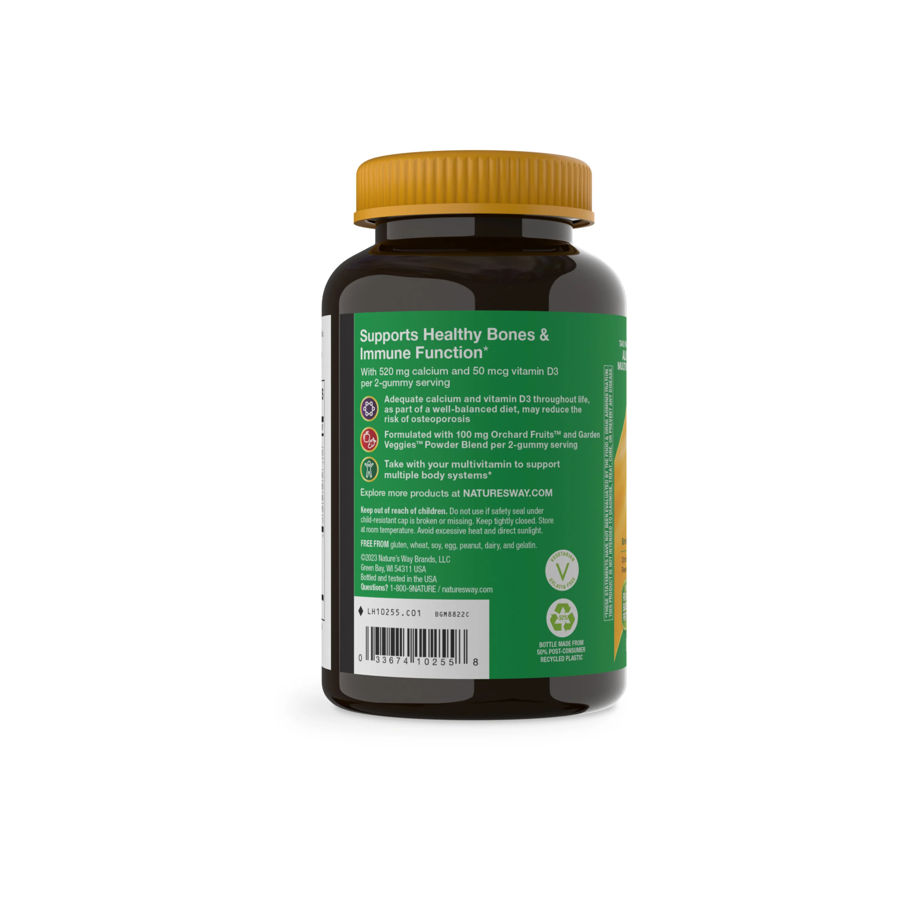 Alive!® Calcium + D3 Gummy - For Bone & Immune Support - Image 3