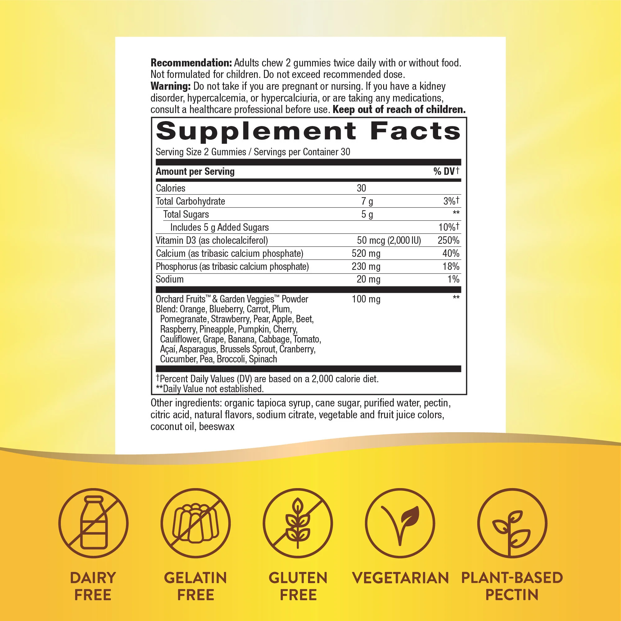 Alive!® Calcium + D3 Gummy - For Bone & Immune Support - Image 8