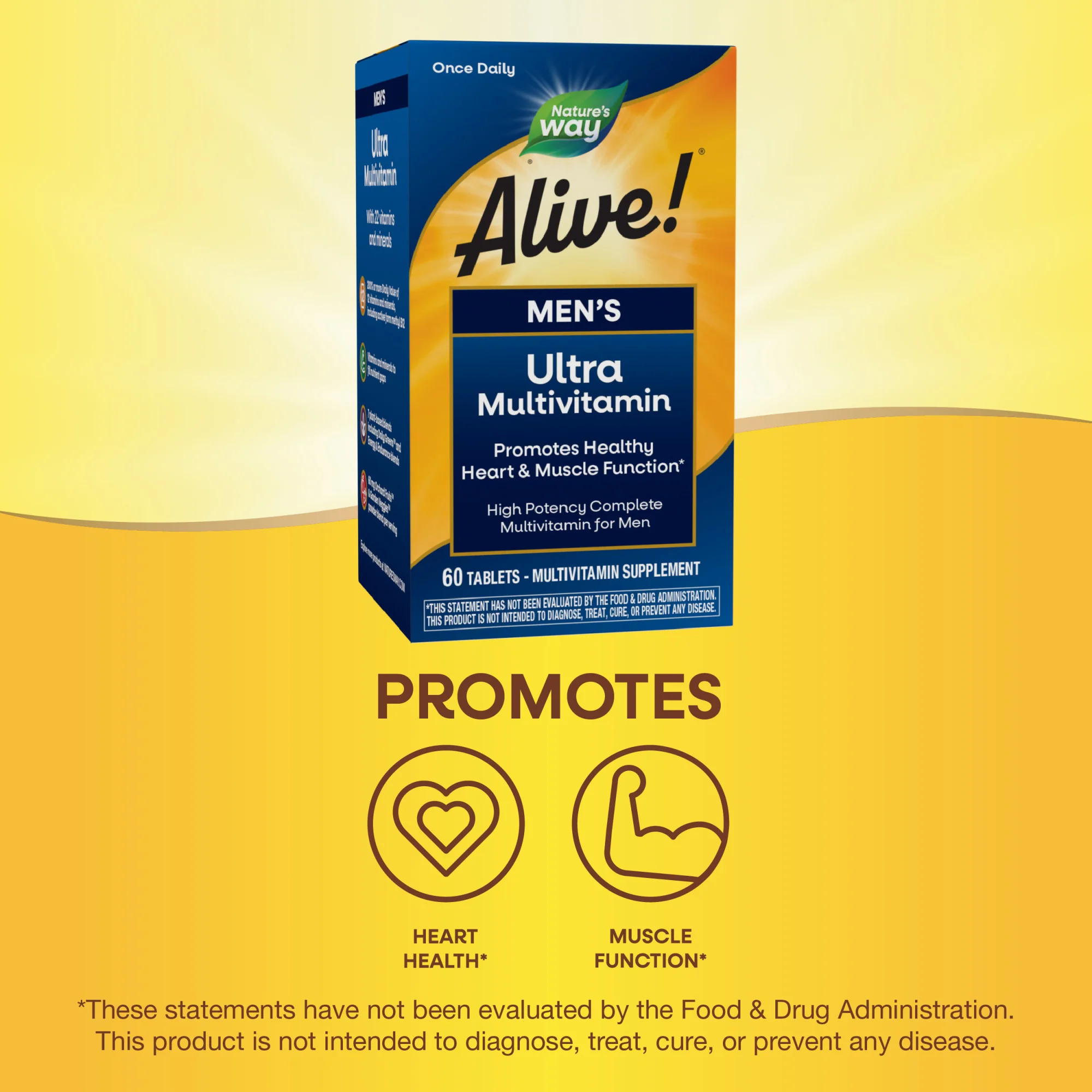 Alive!® Ultra Multivitamin - Promotes Health Heart & Muscle Fucntion - Image 11
