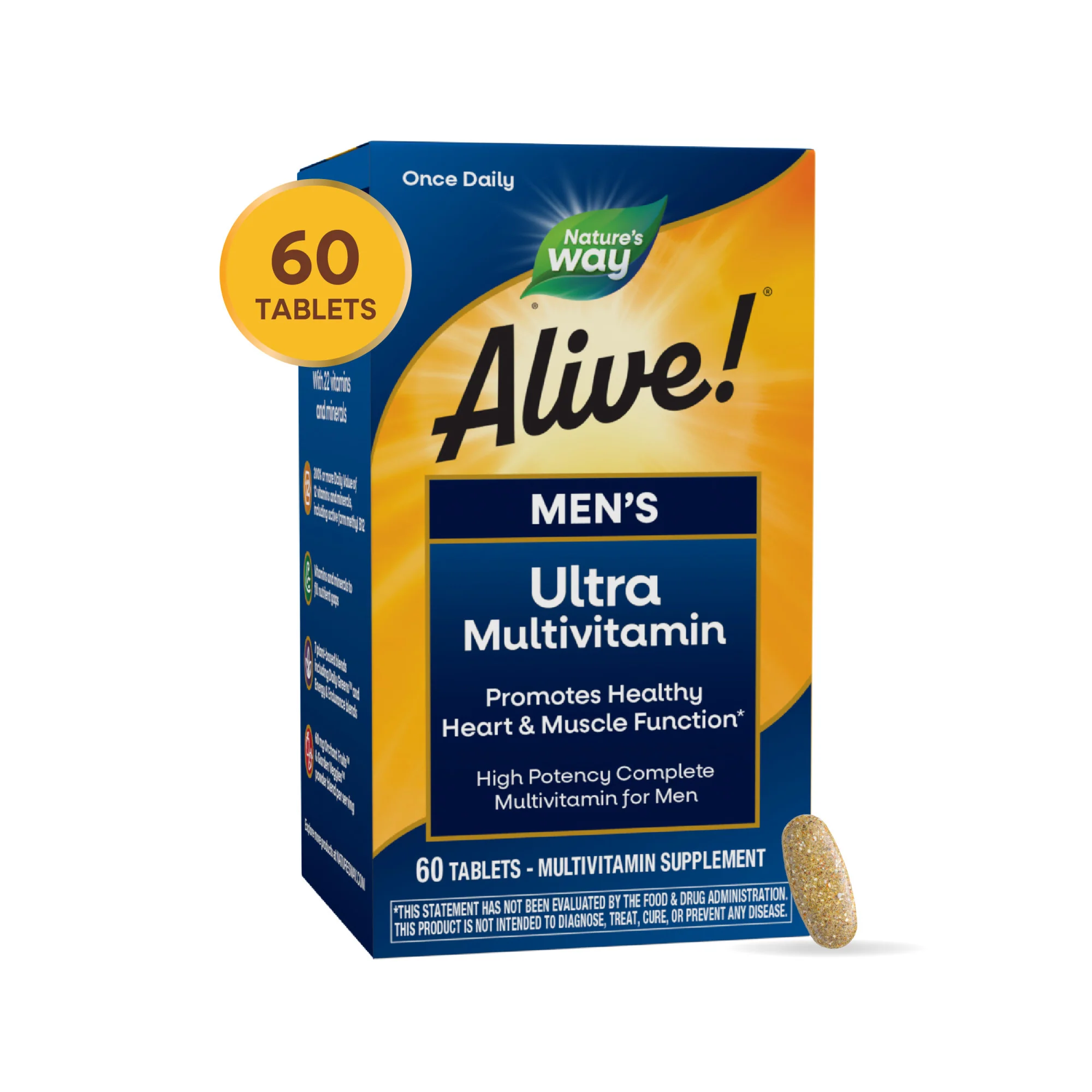 Alive!® Ultra Multivitamin - Promotes Health Heart & Muscle Fucntion - Image 9