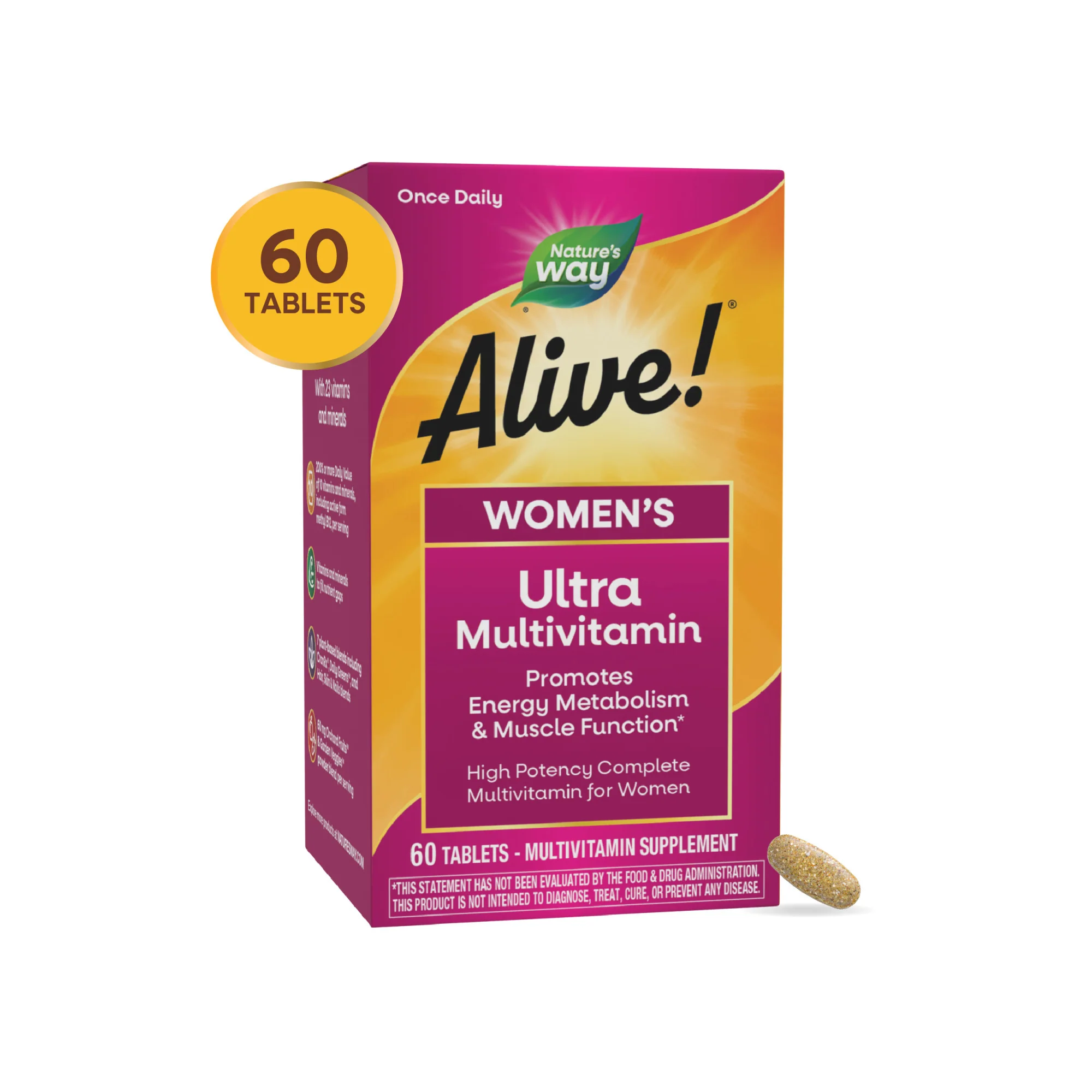 Alive!® Once Daily Women's Ultra Potency Complete Multivitamin - Image 4