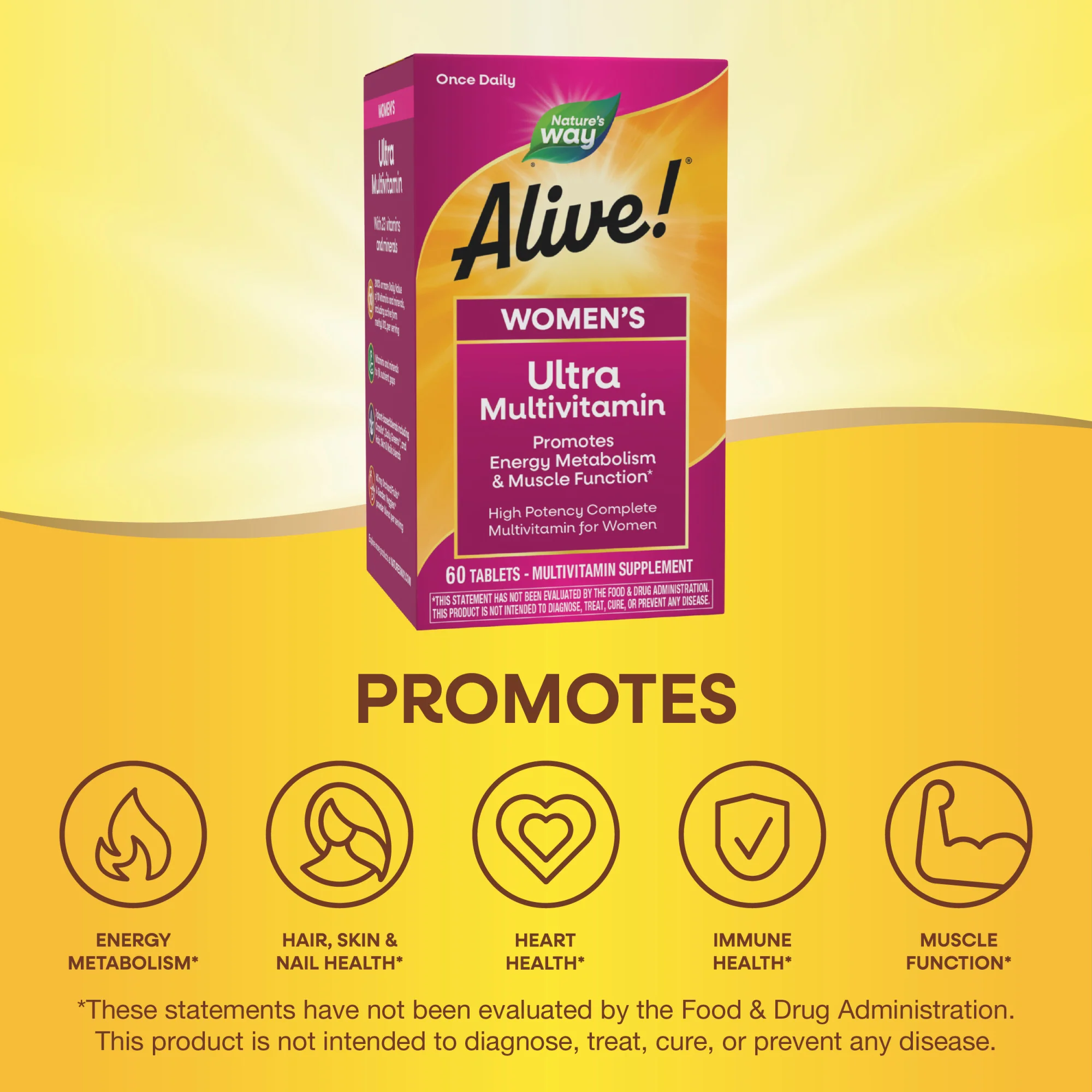 Alive!® Once Daily Women's Ultra Potency Complete Multivitamin - Image 6