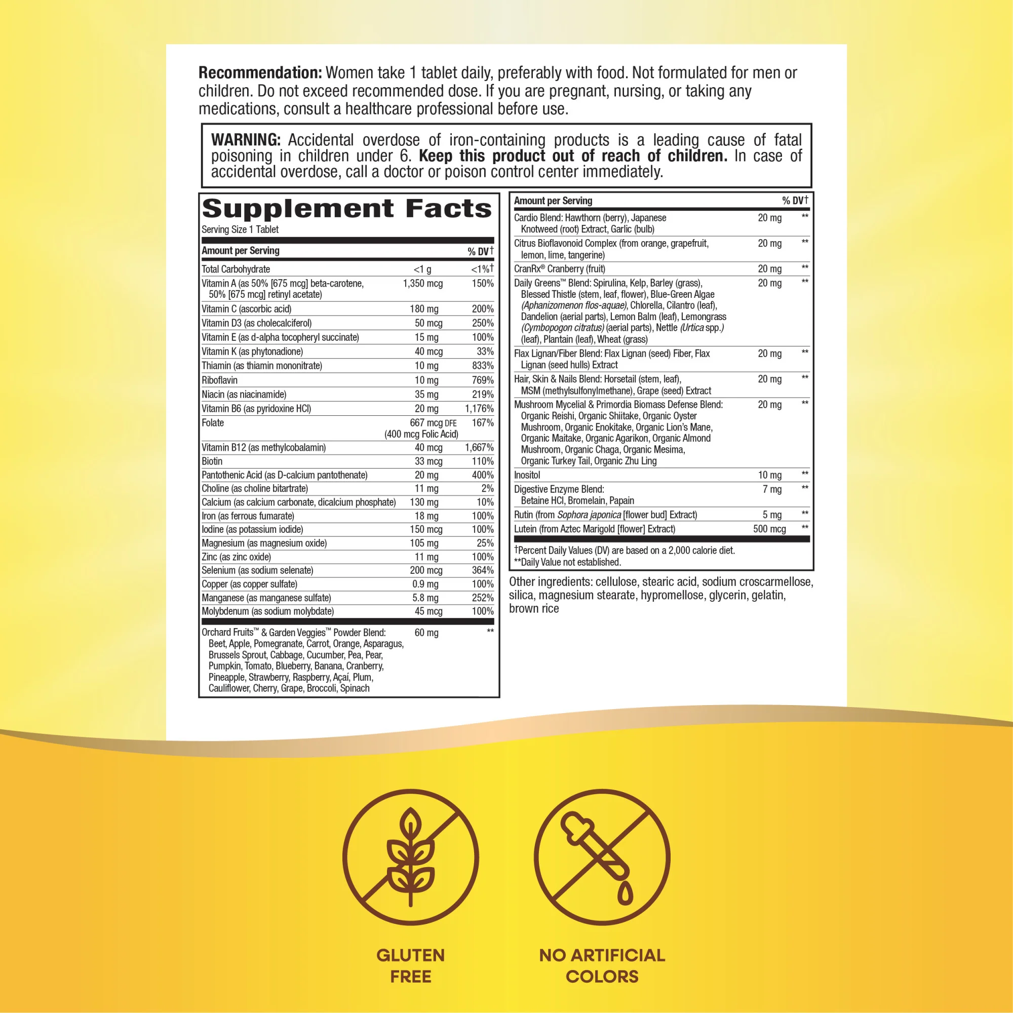 Alive!® Once Daily Women's Ultra Potency Complete Multivitamin - Image 7