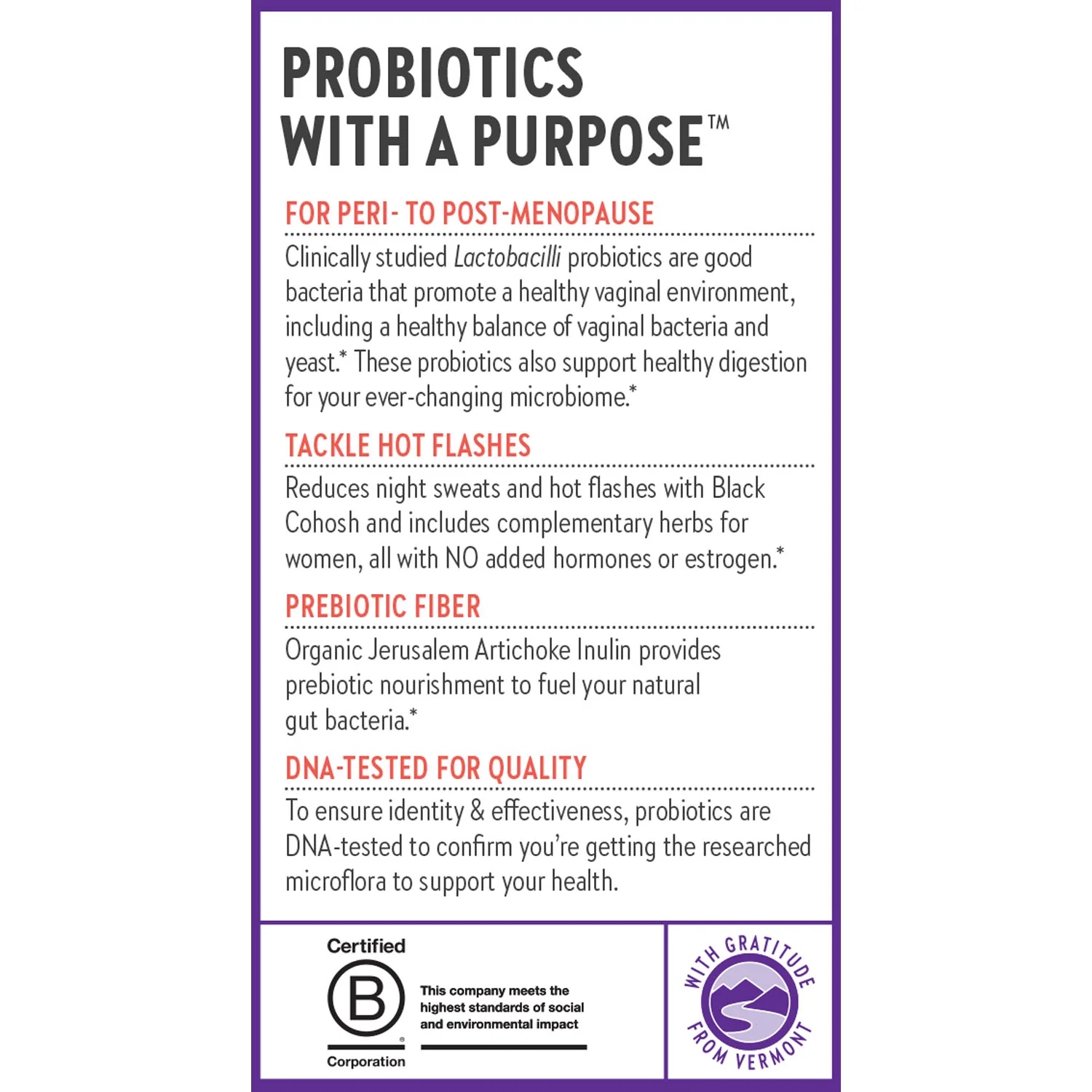 All Flora Probiotic Menopause Balance - Image 8