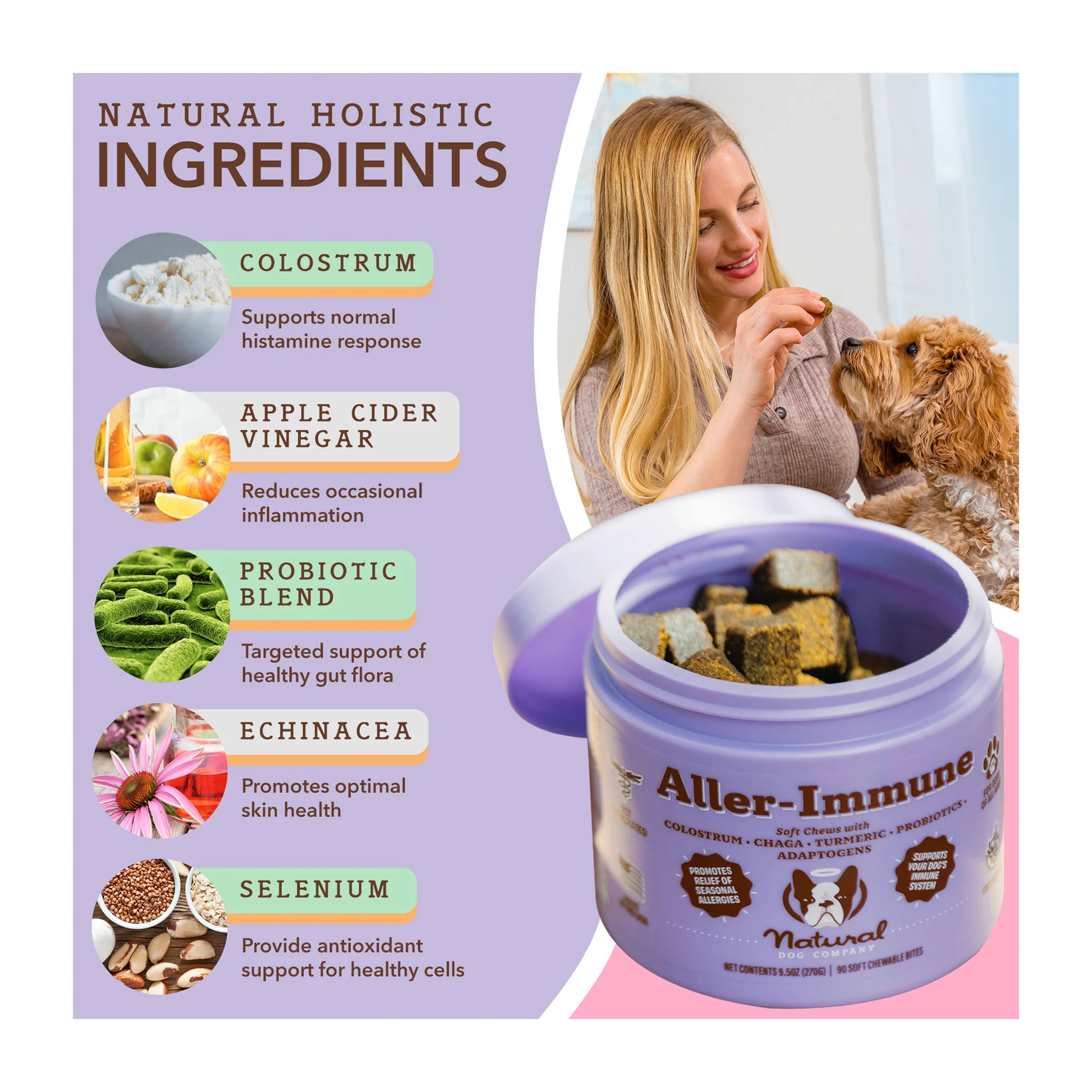 Aller-Immune Supplement, Soft Chews - Image 3