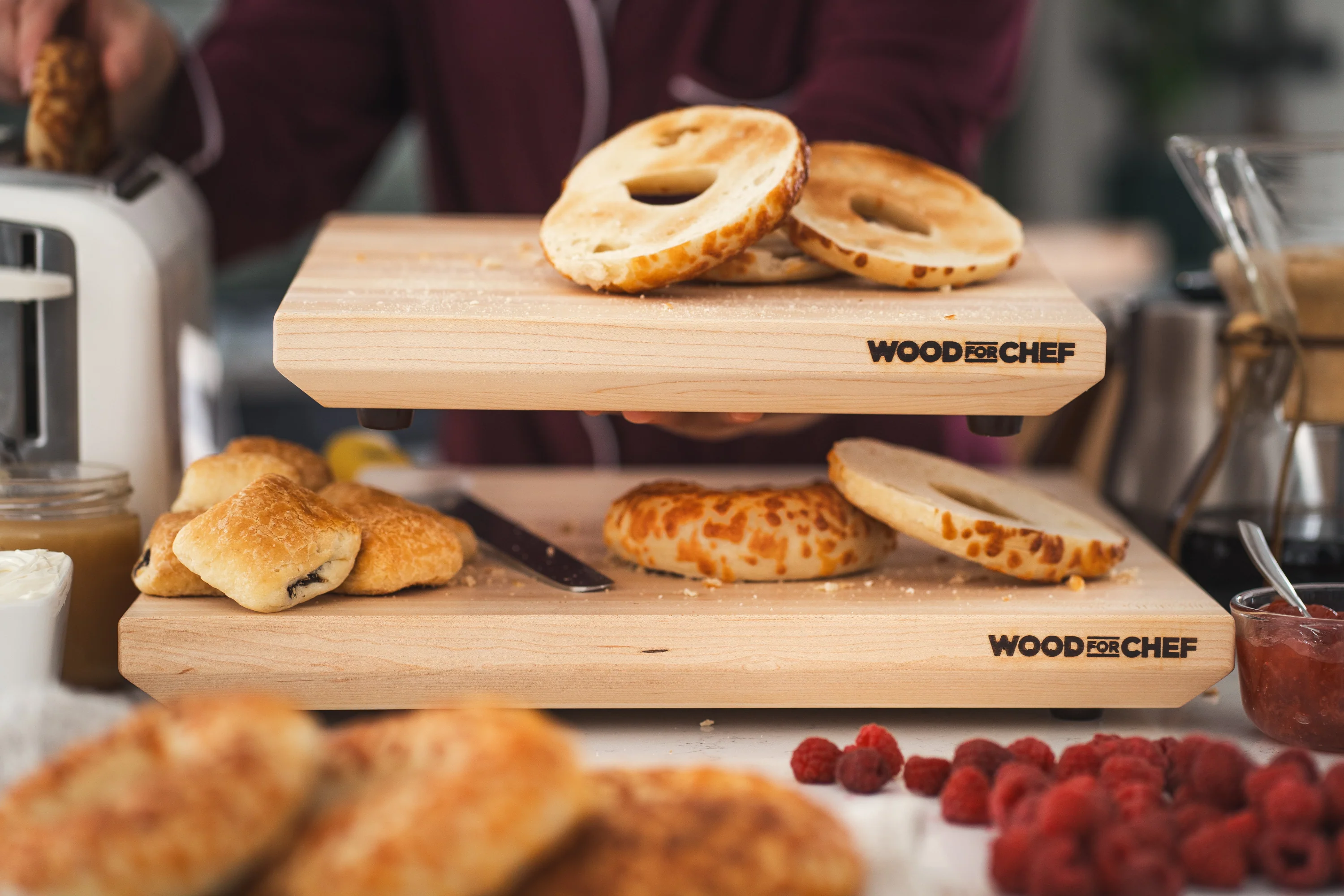 Alto Raised Wood Board - 100% FSC Certified Maple Wood - Image 7